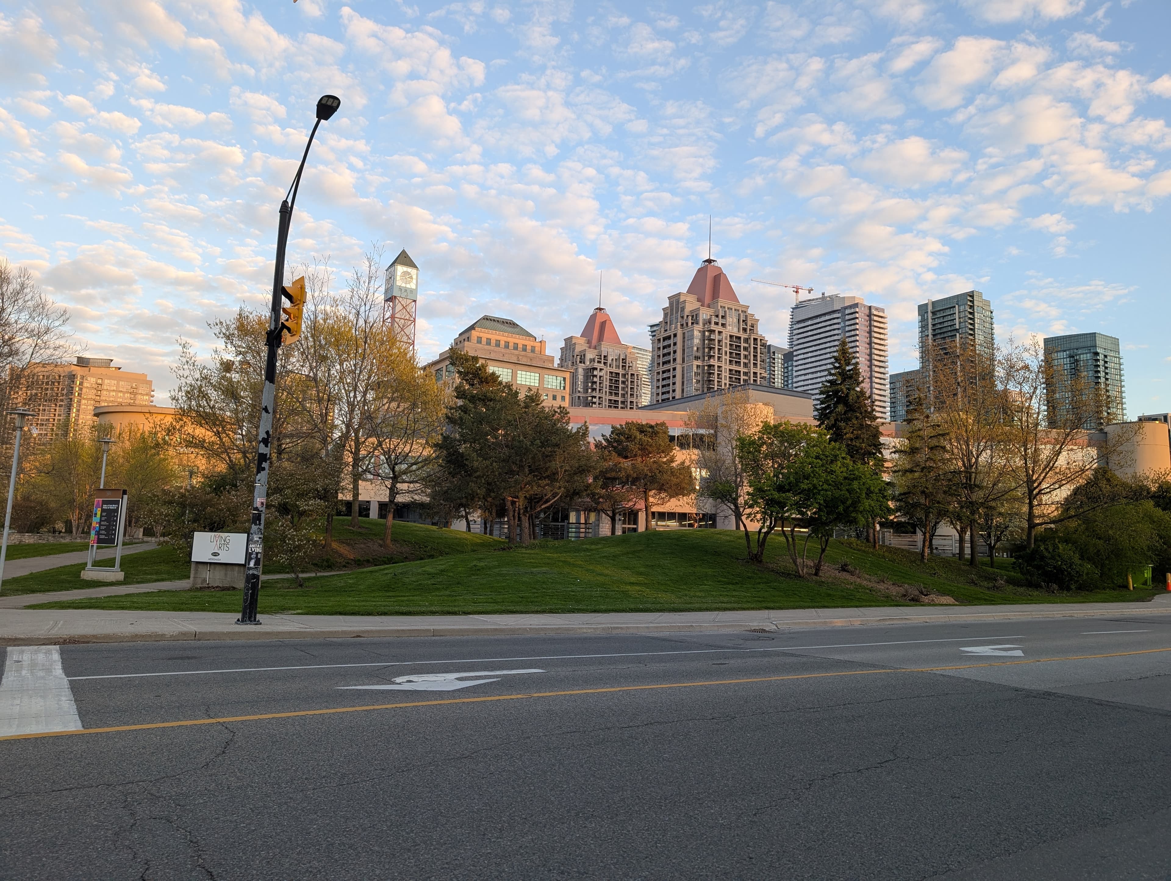 Living Arts Centre and other skyscrapers