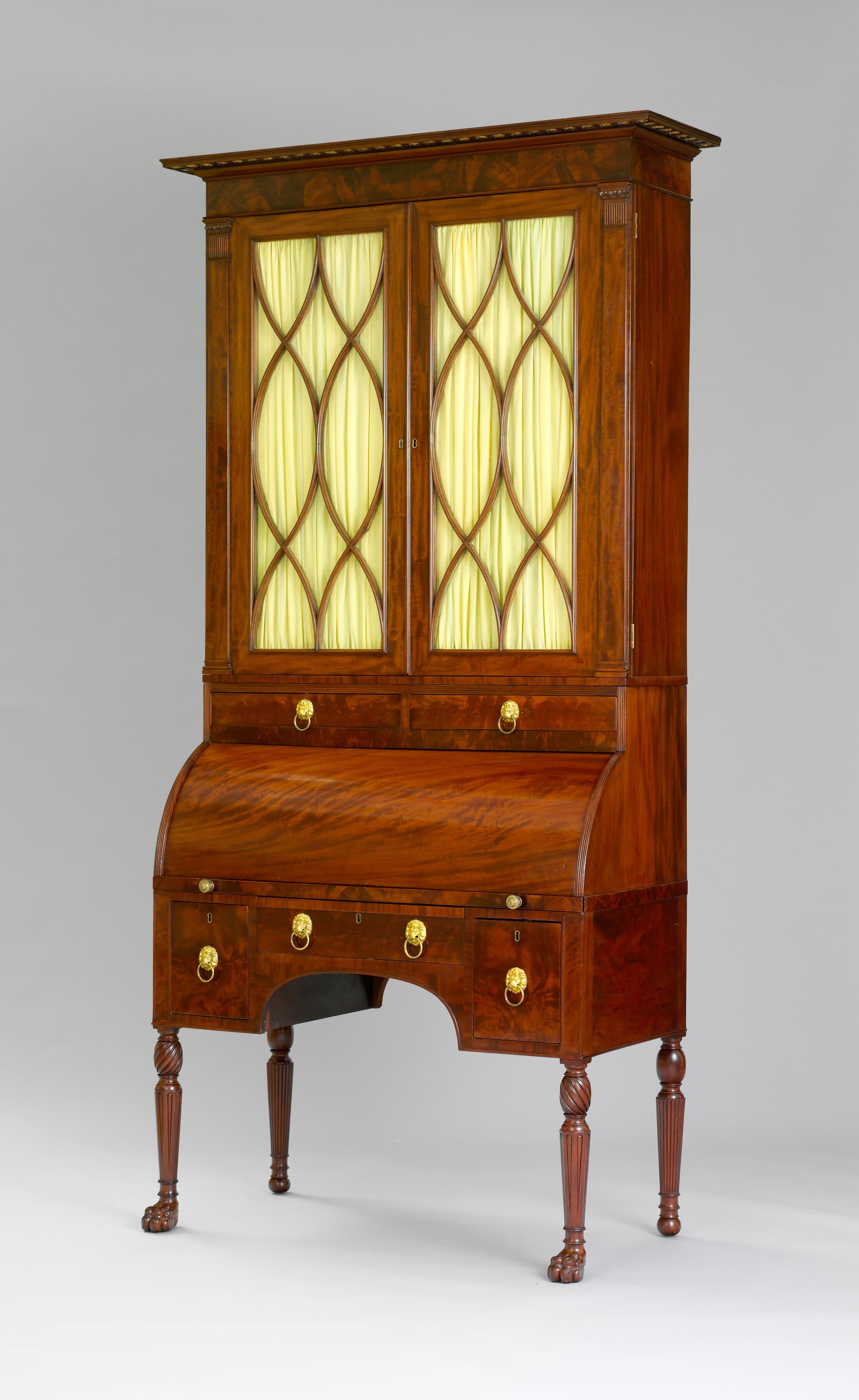 Cylinder Desk and Bookcase MET DP171119