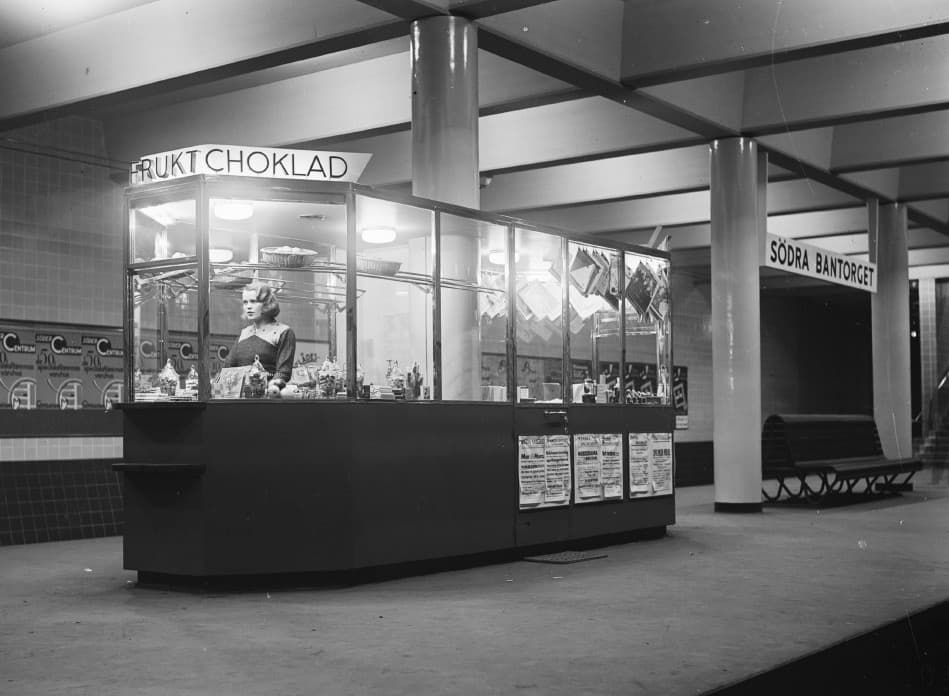 Pressbyrån Södra bantorget 1933