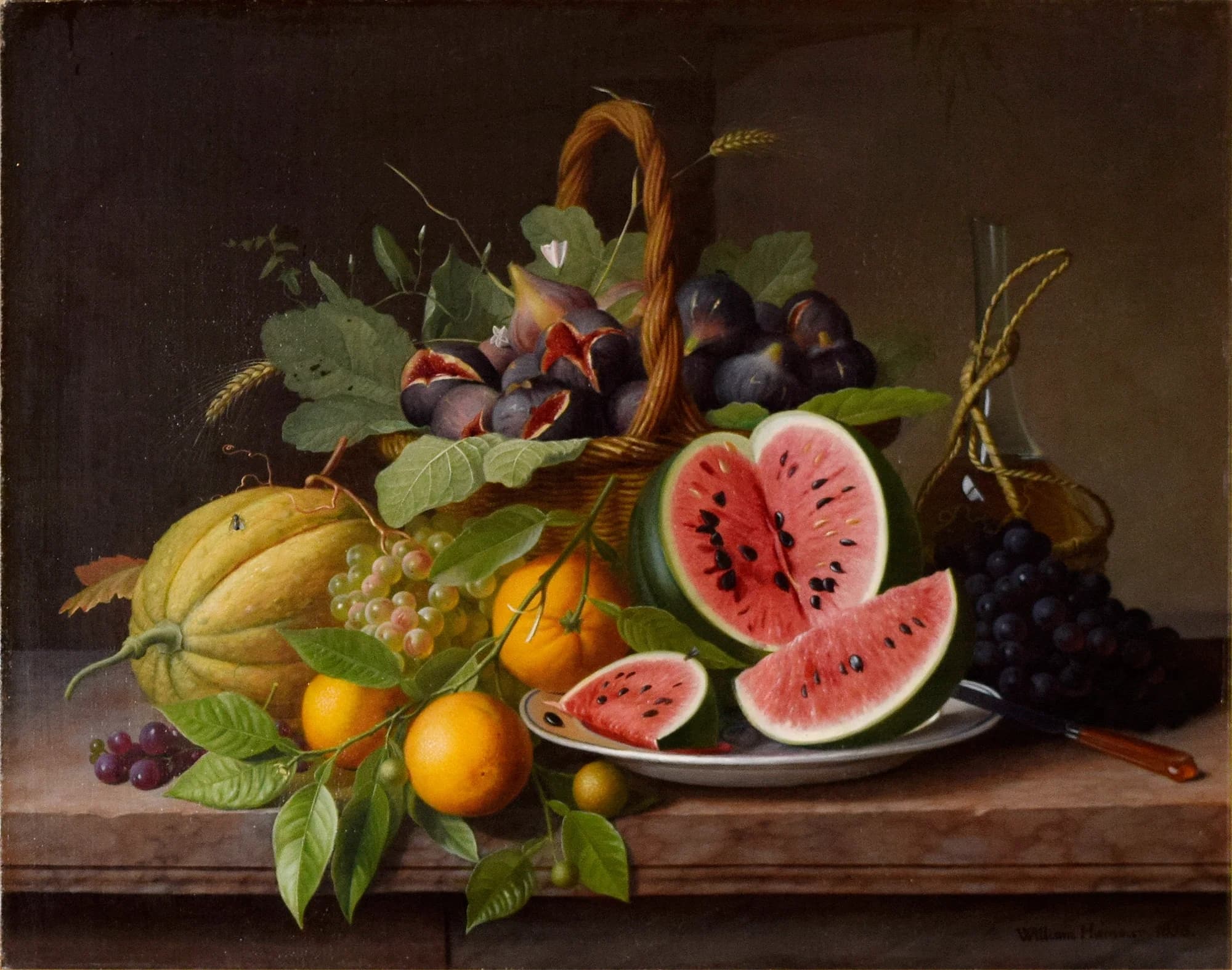 Hammer Still Life with Fruit 1858