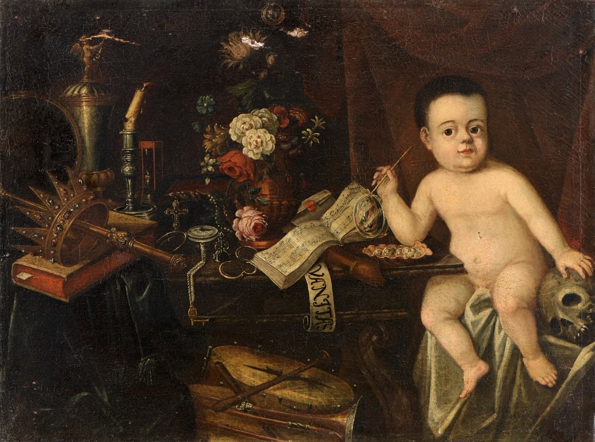 Vanitas-Stillleben 17-18Jh