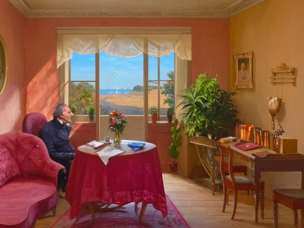 HCAs living room at Rolighed regenerated