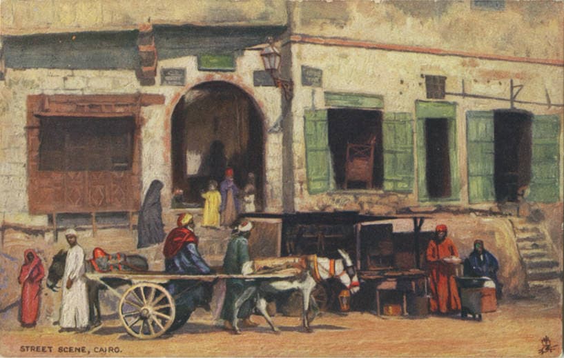 Street Scene, Cairo. (NBY 419347)