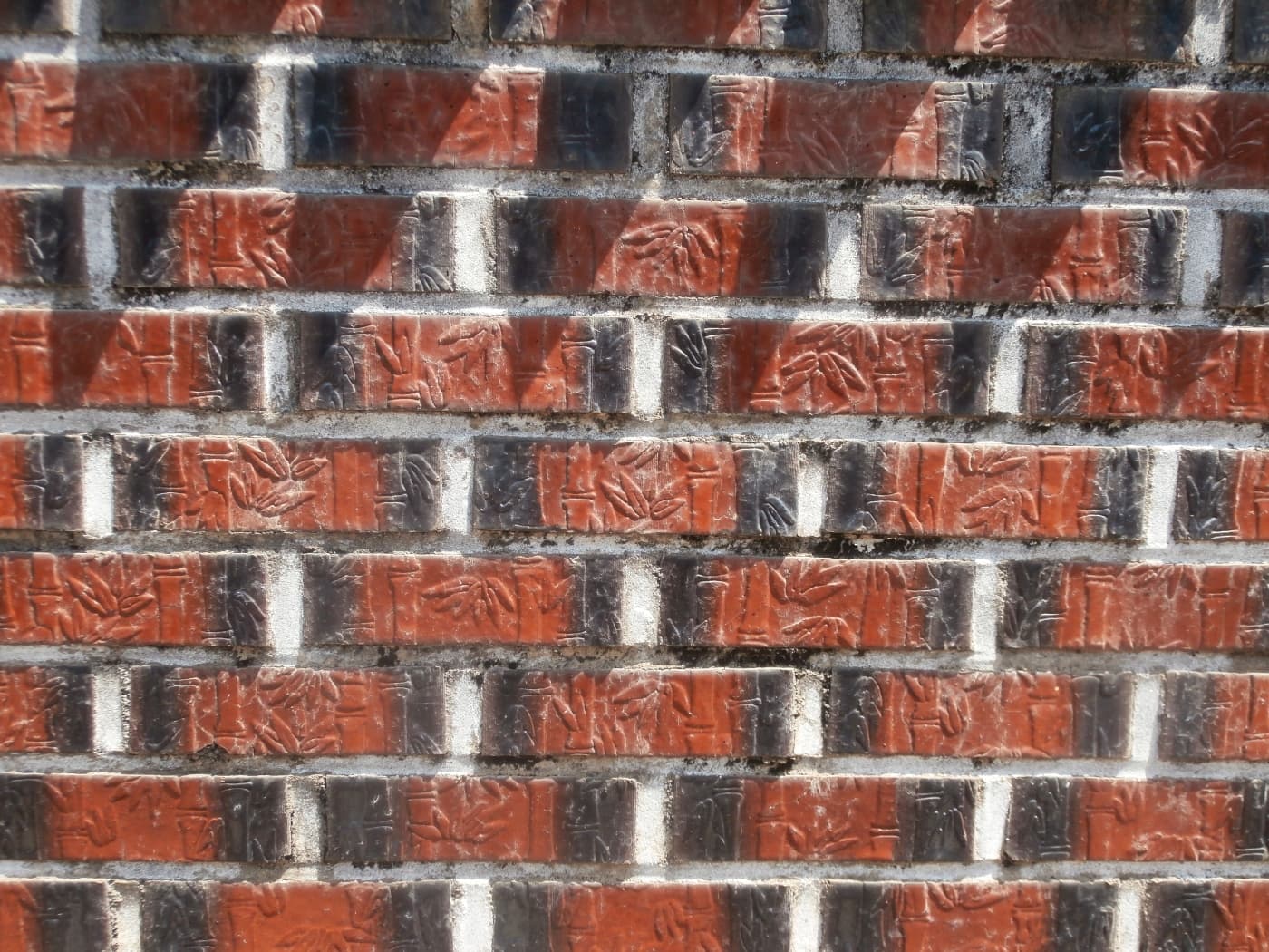 Bamboo relief bricks