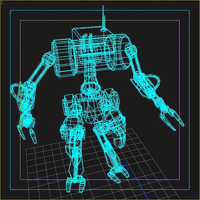 Robot wireframe