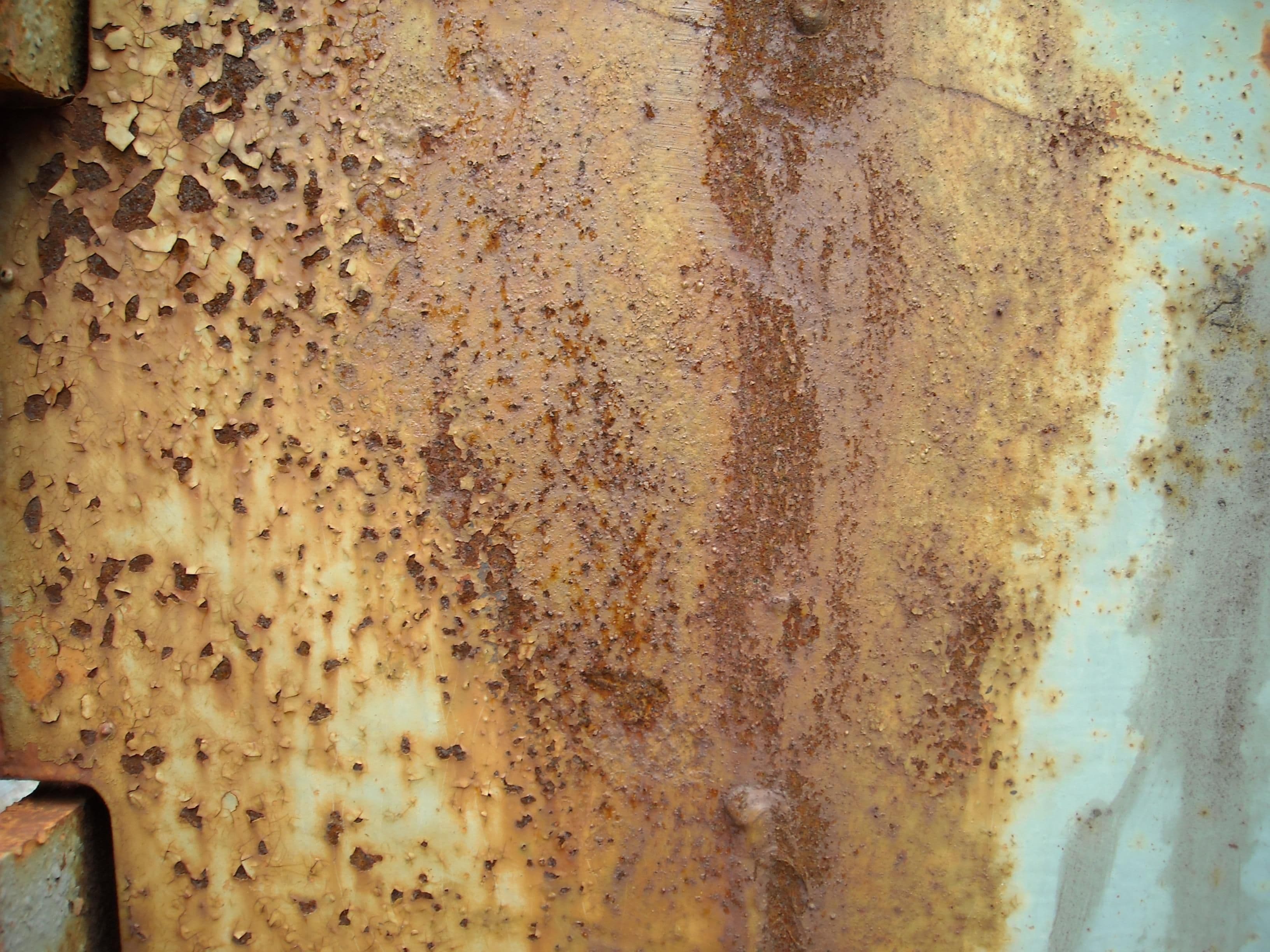 Rust on metal