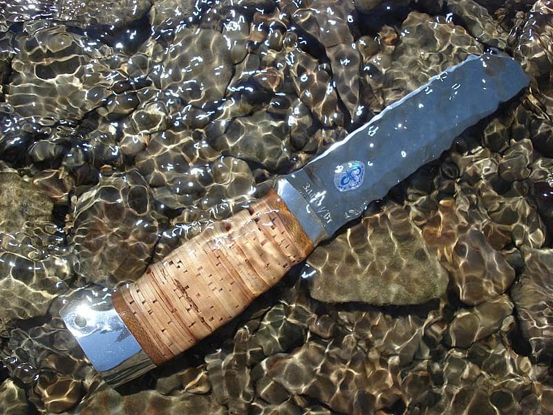 Birchbark handle