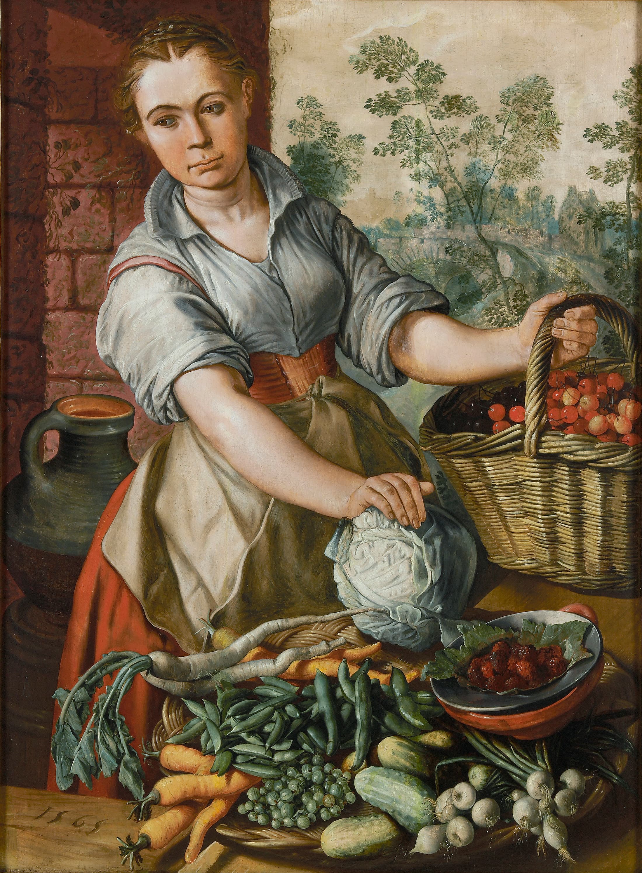 Joachim Beuckelaer - Vegetable Seller