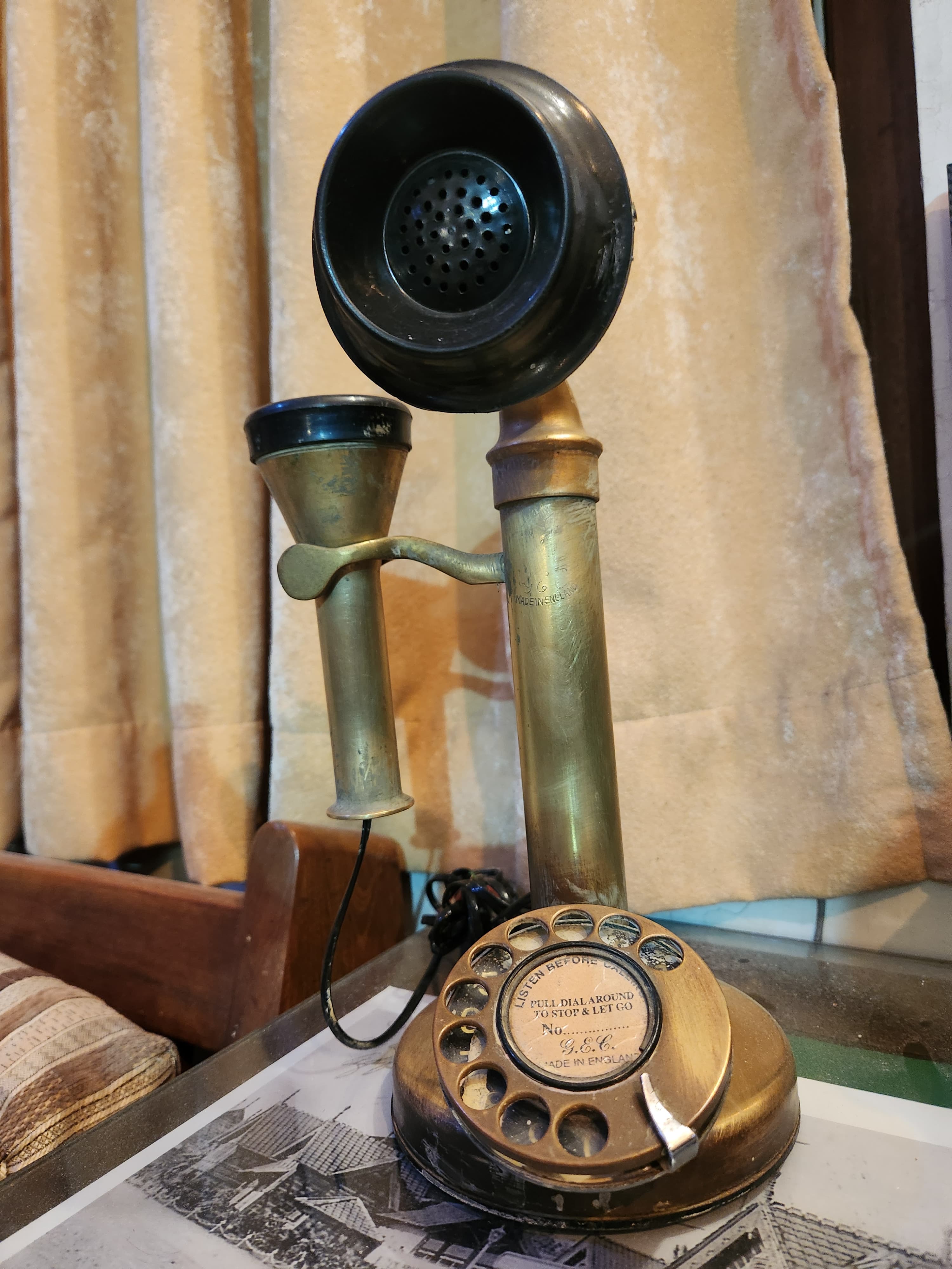 British-made Antique Rotary Telephone