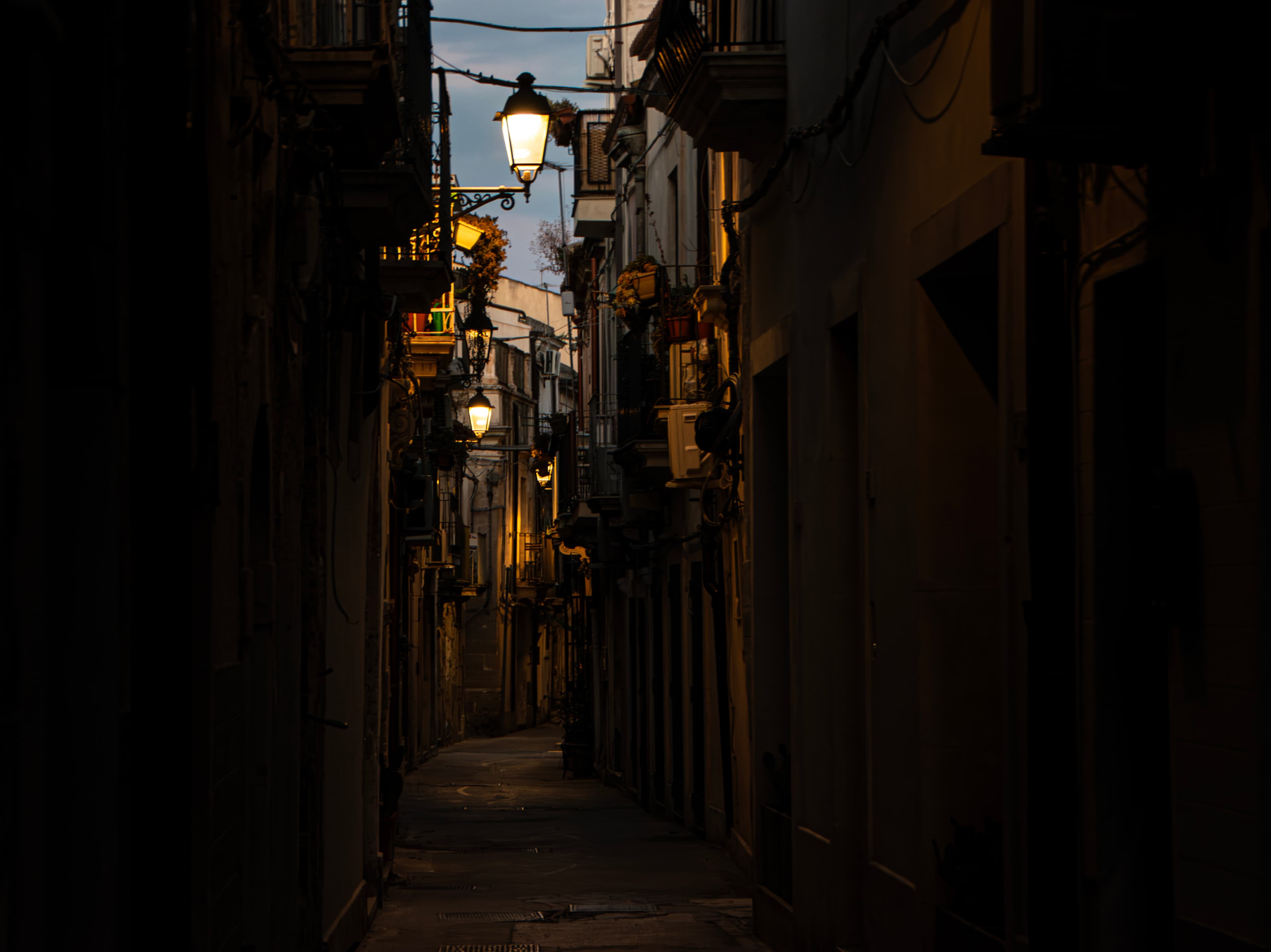 Siracusan Street at Night