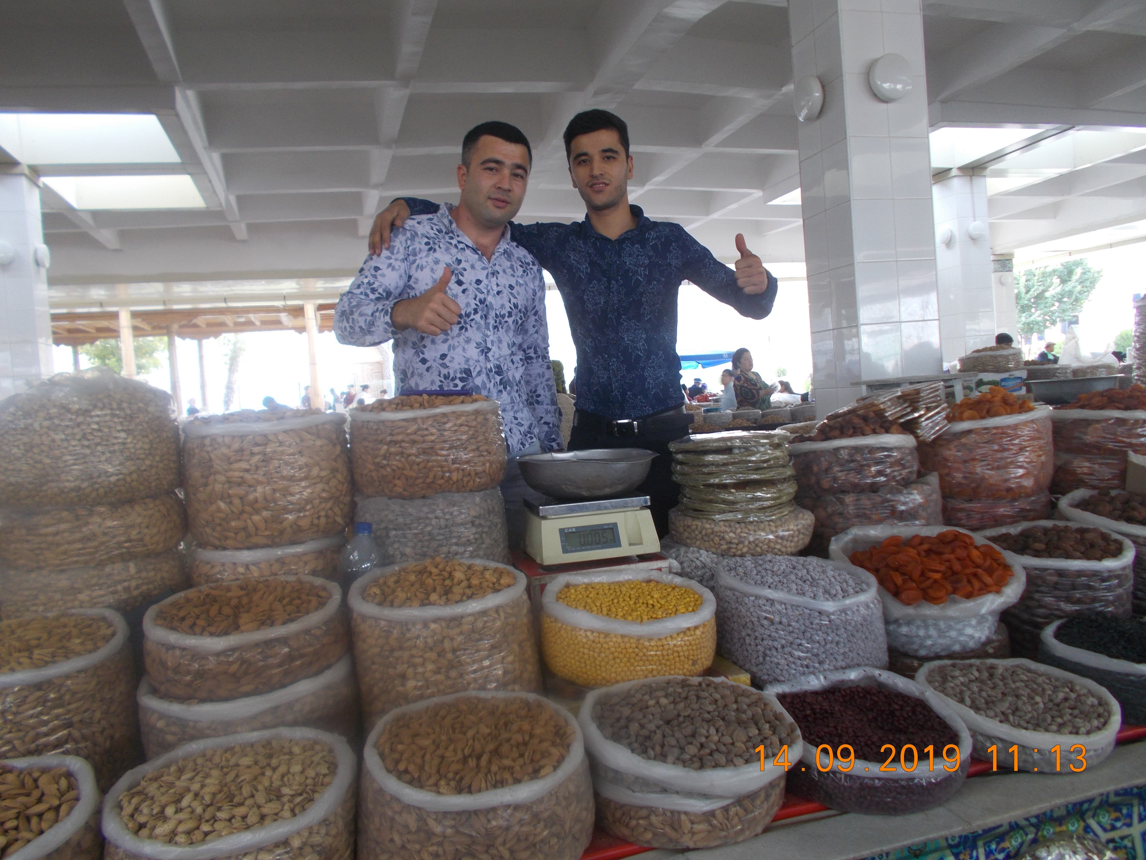 Dry Fruit sellers in Siyob Bazaar.