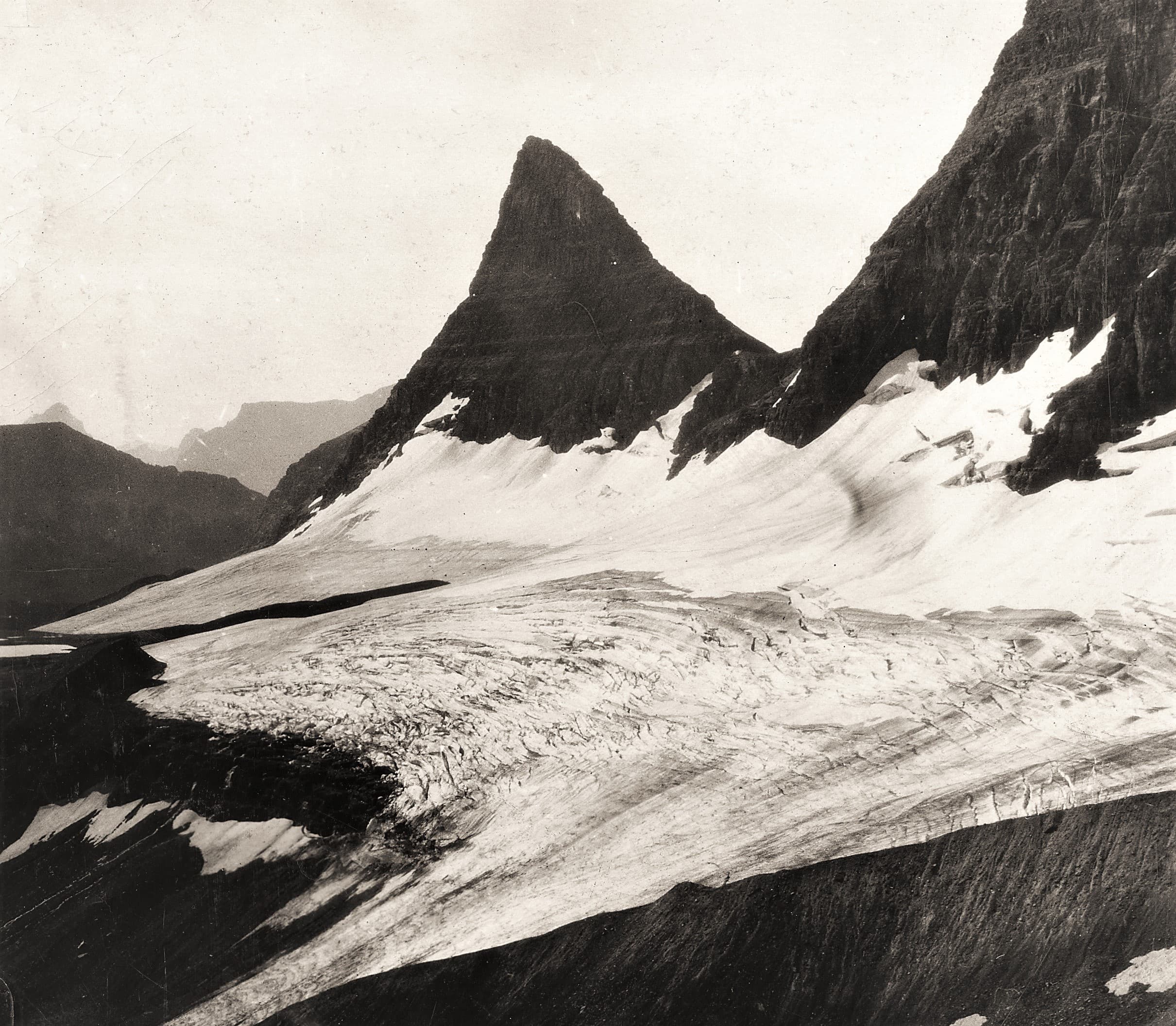 Clyde Peak and glacier