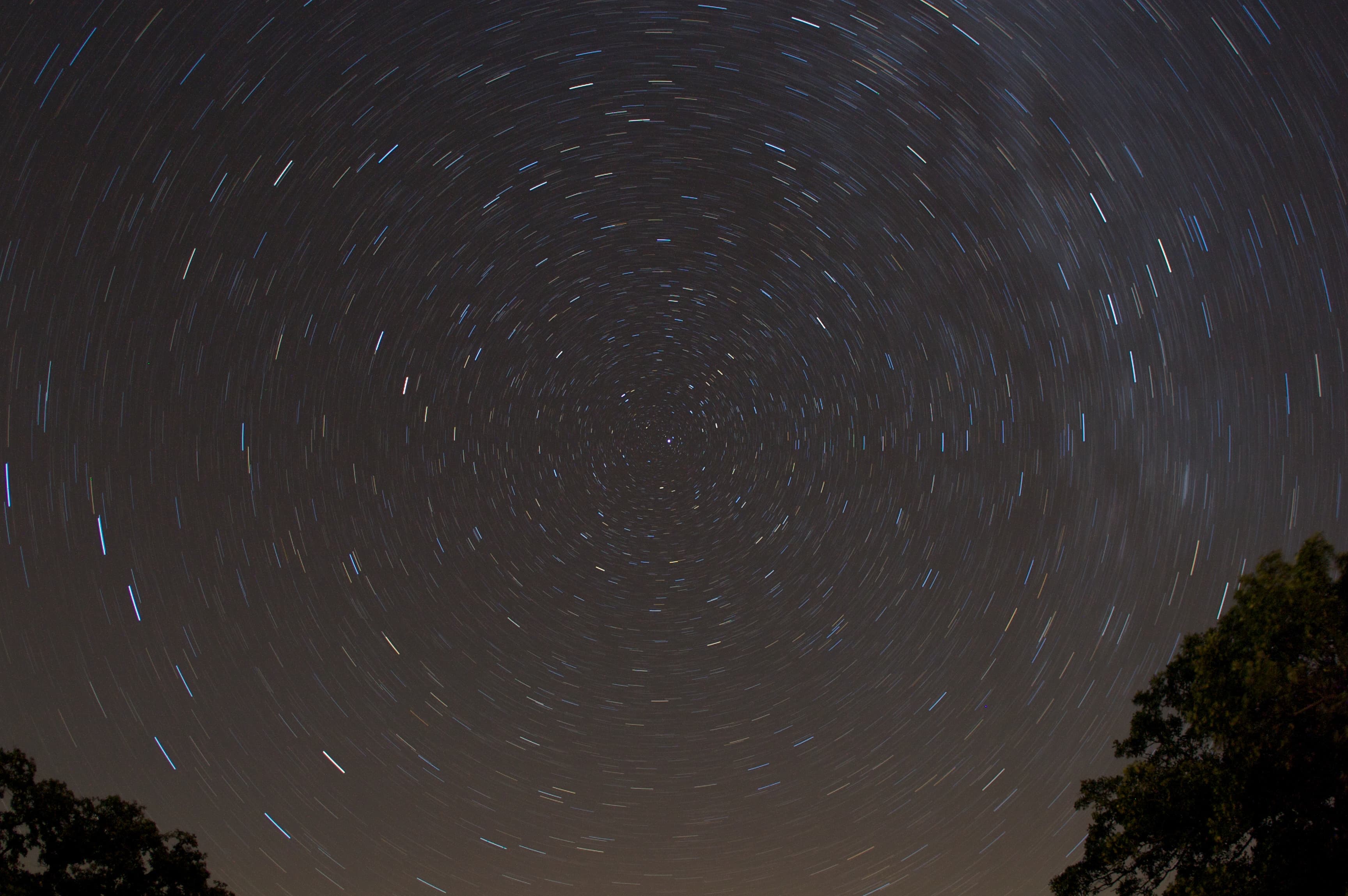 Circumpolar stars 15min exp