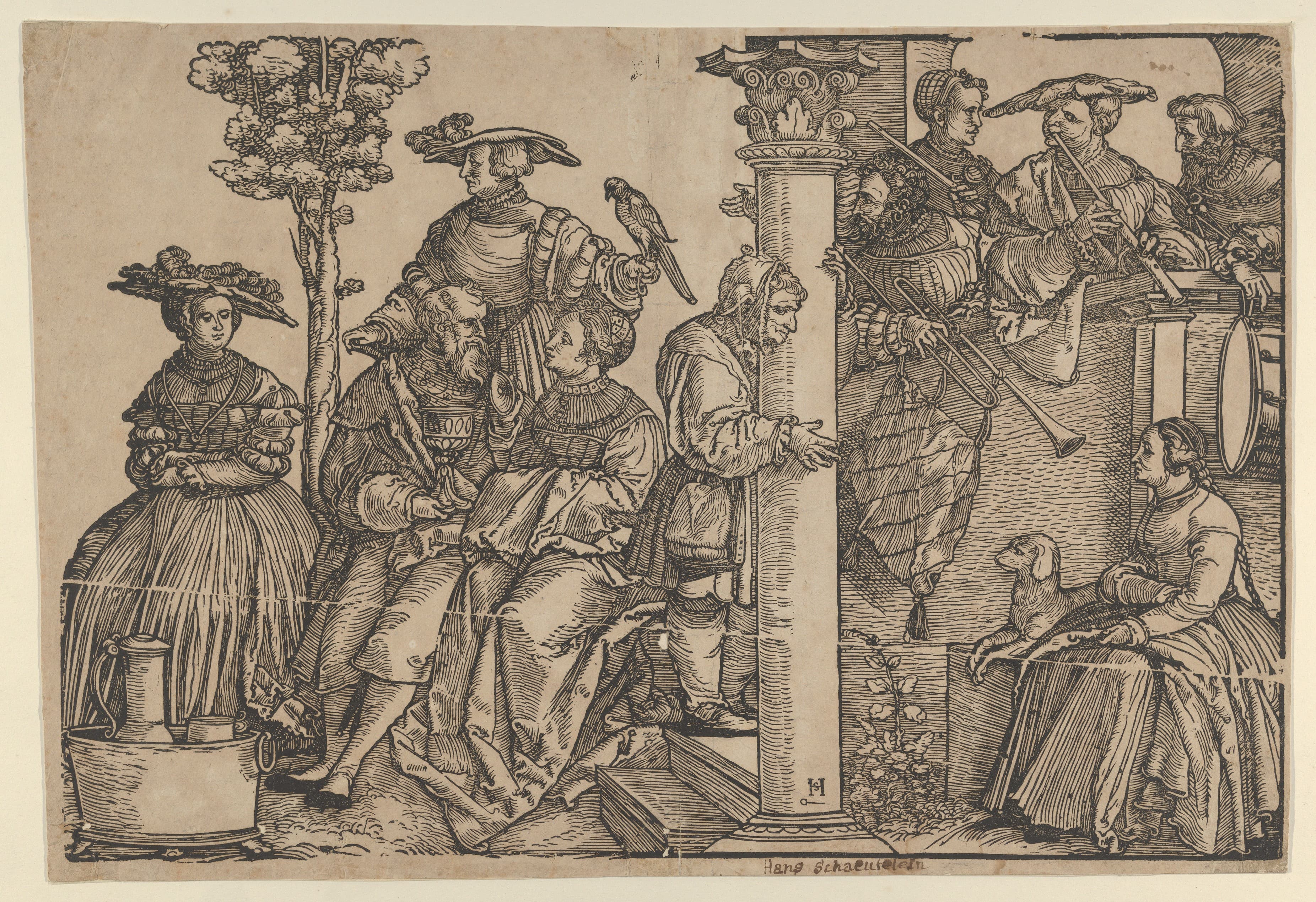 Musicians and Onlookers MET DP849297