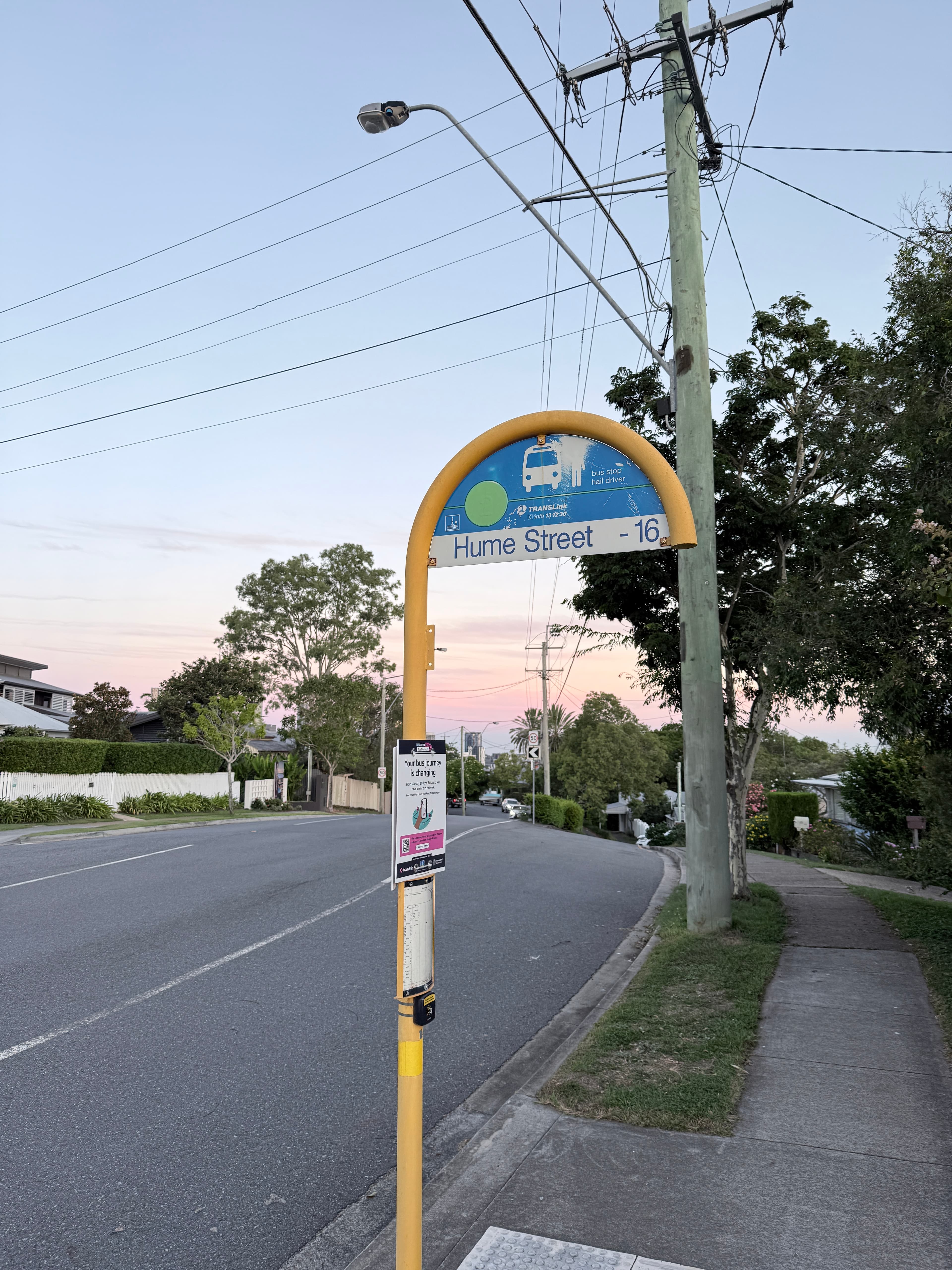 Auchenflower Bus Stop, Hume Street