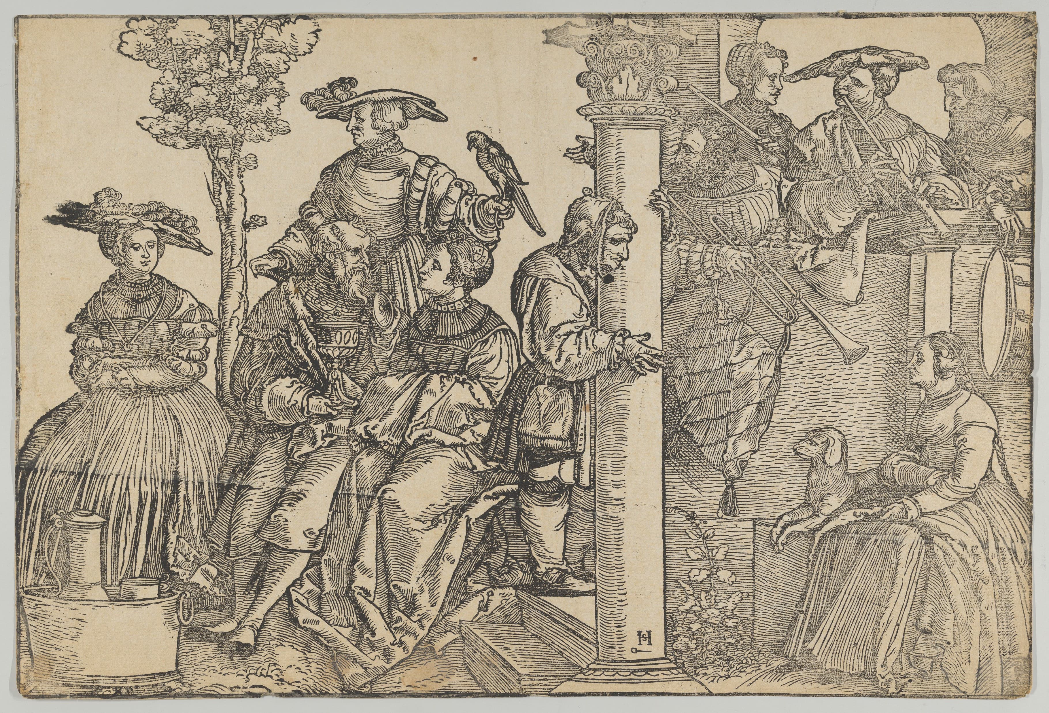 Musicians and Onlookers MET DP849296
