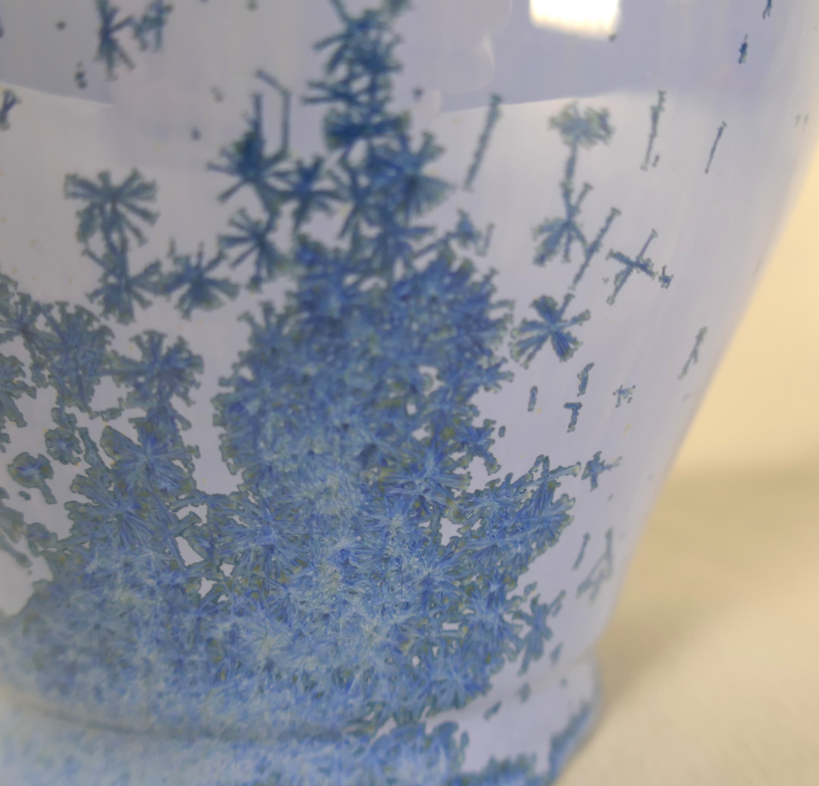 Fulper Pottery Blue Crystalline glaze
