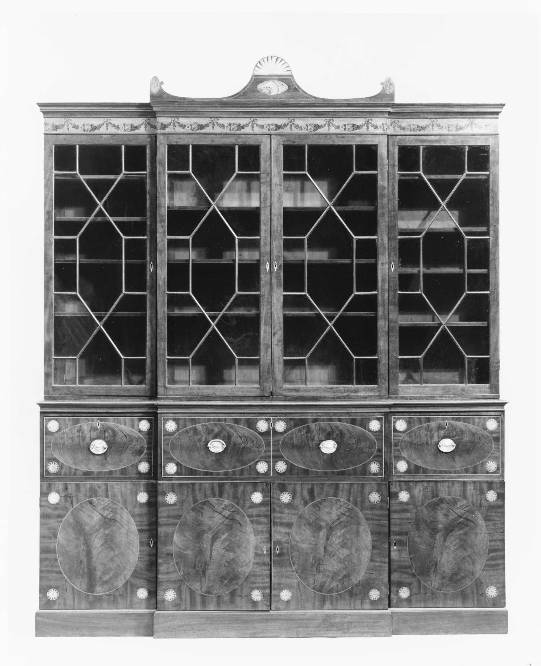 Secretary and bookcase MET 199451