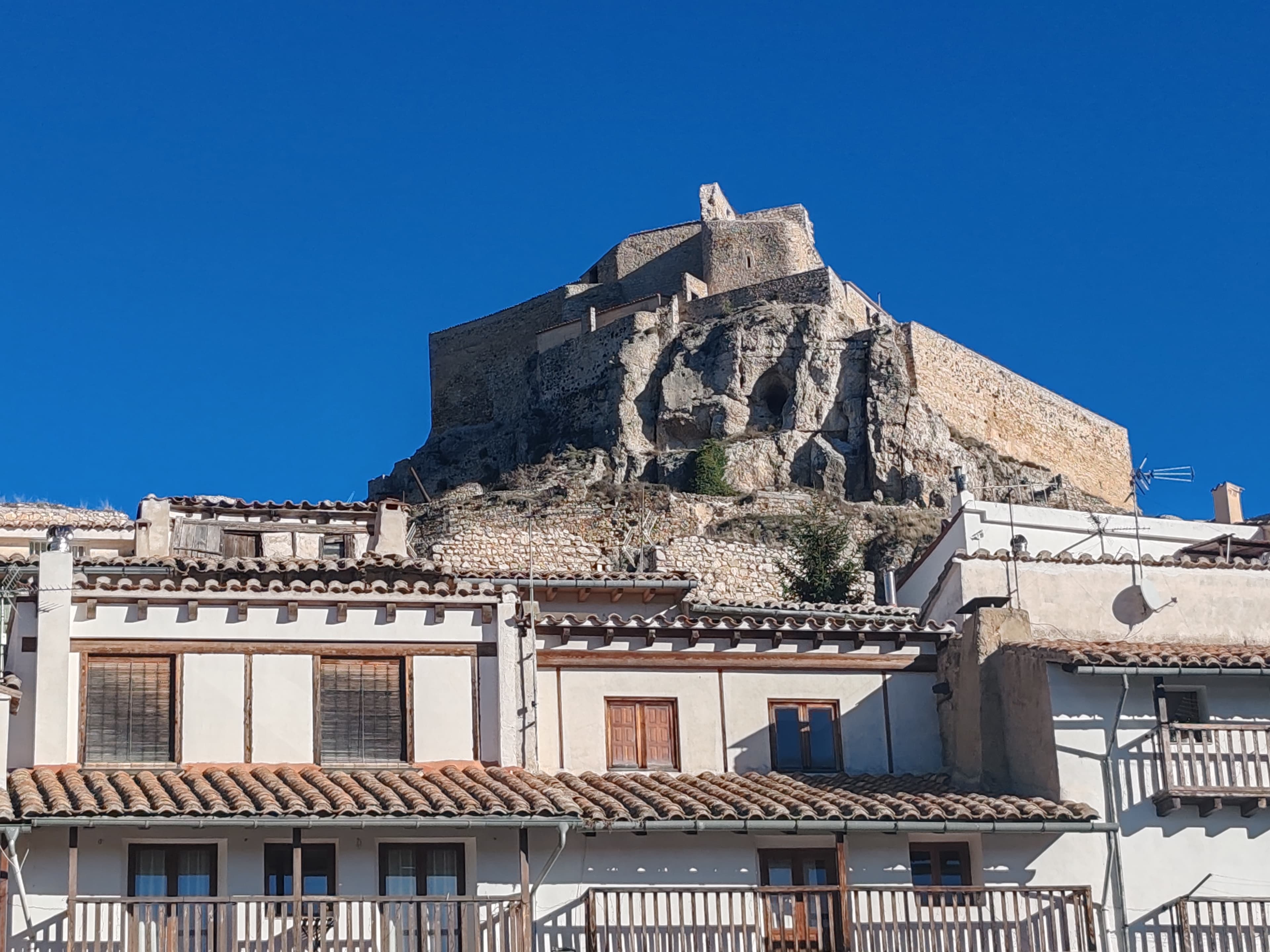 Morella, Spain. Medieval Castle. OC