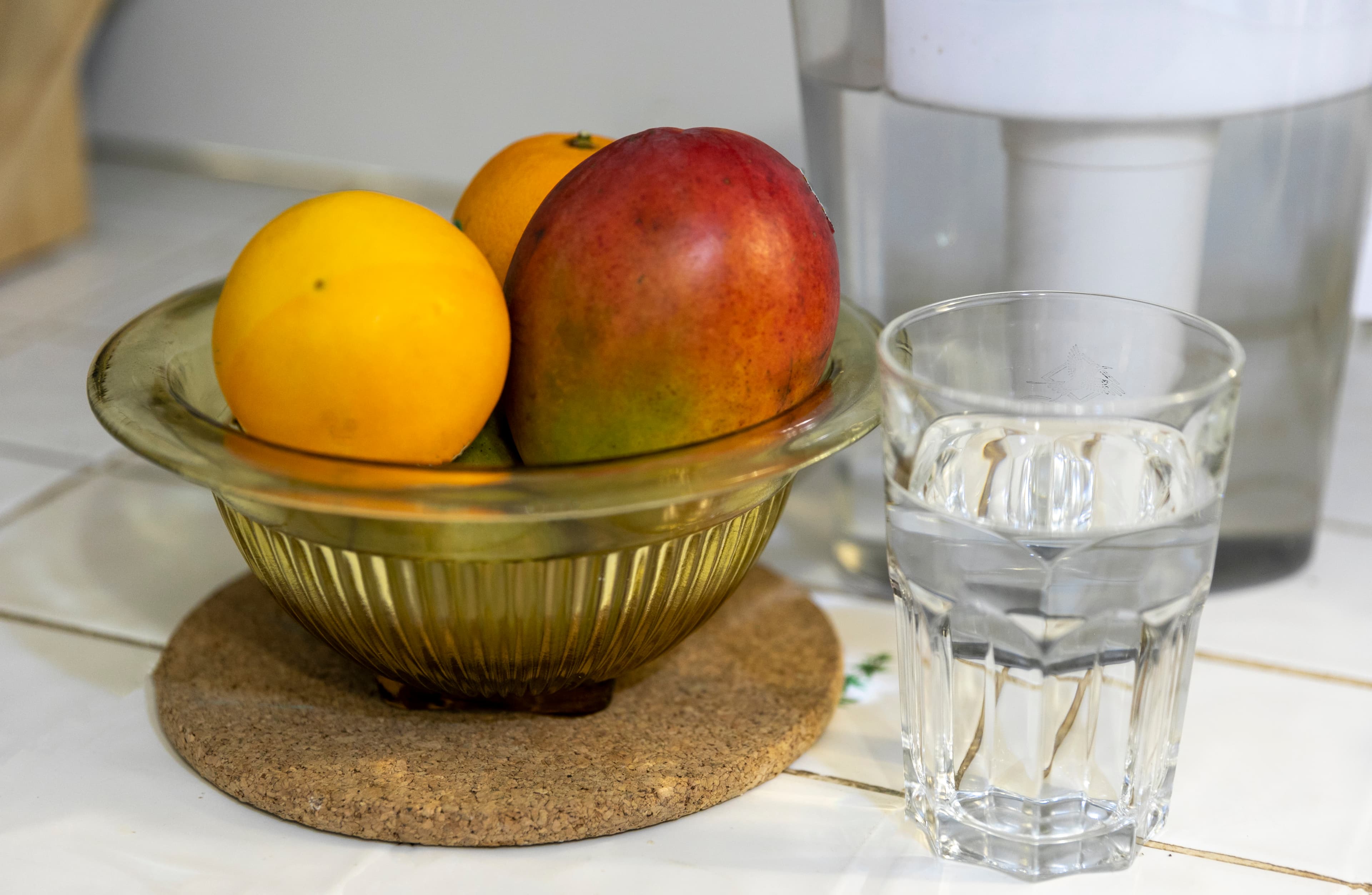 Bowl of Fruit with Water