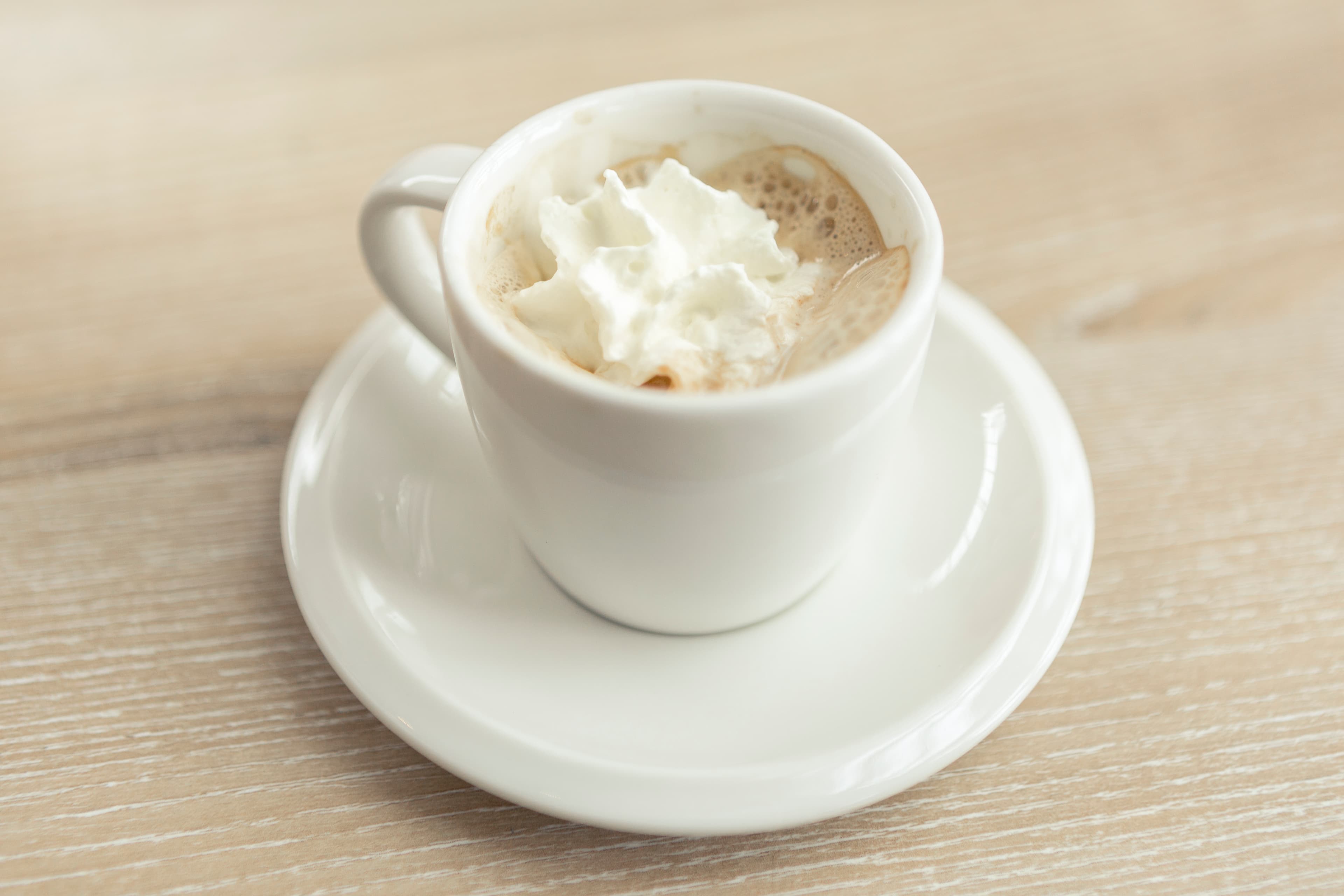 Espresso with whipped cream (Unsplash)