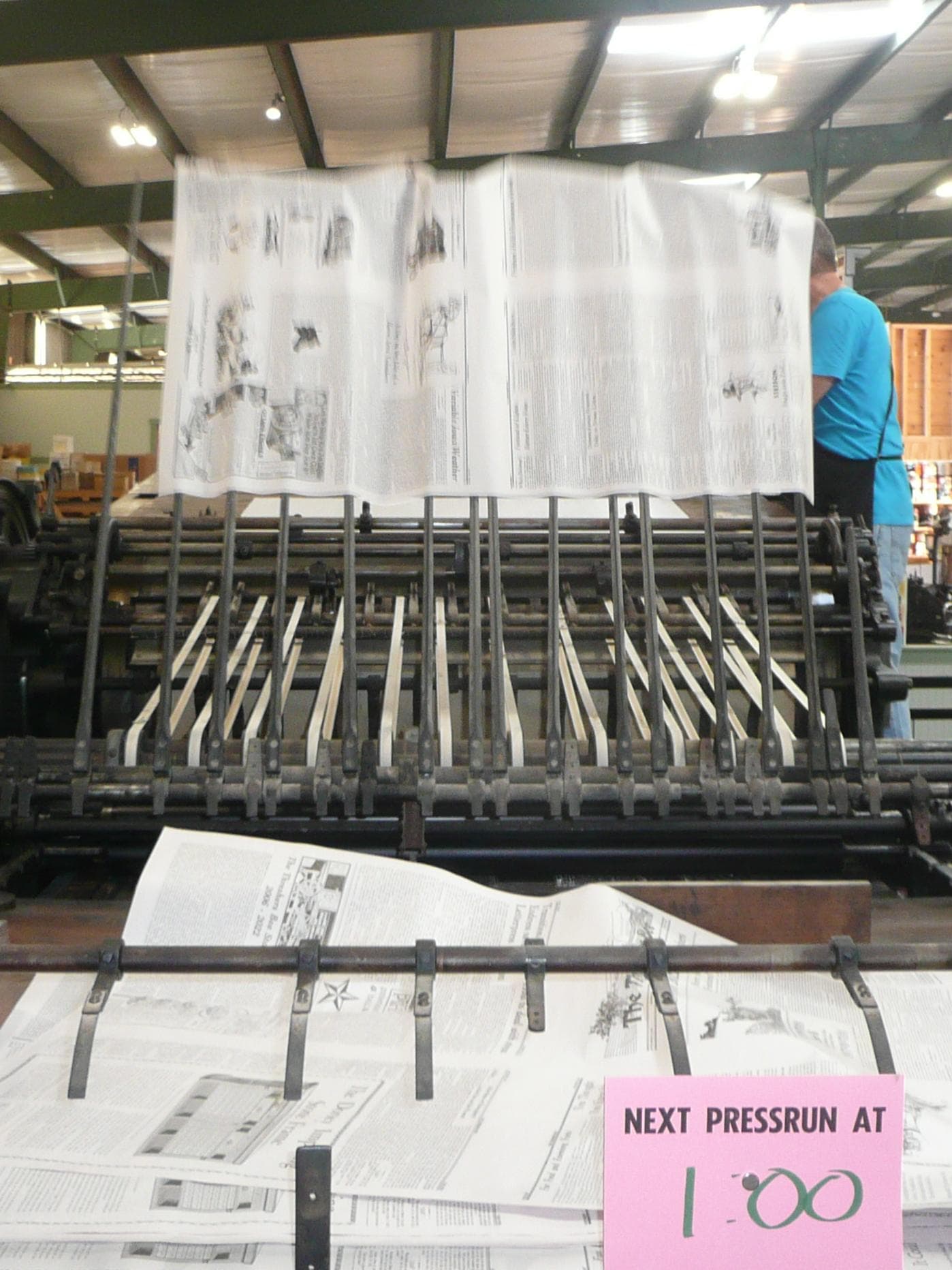 Old Threshers Miehle Press End