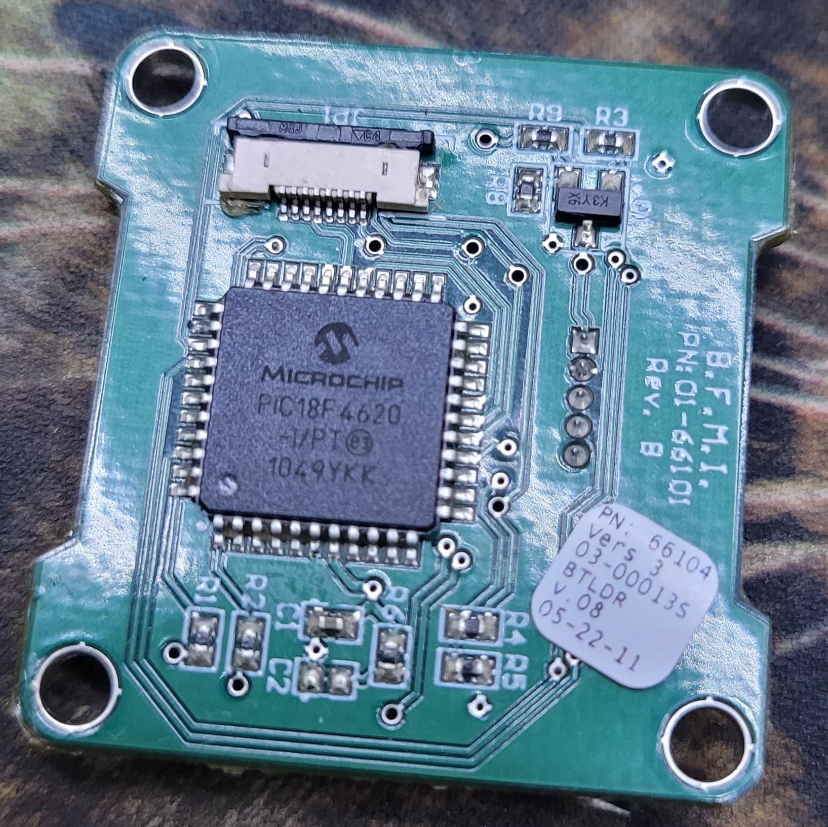 Barrett BORS disassembled main circuit board