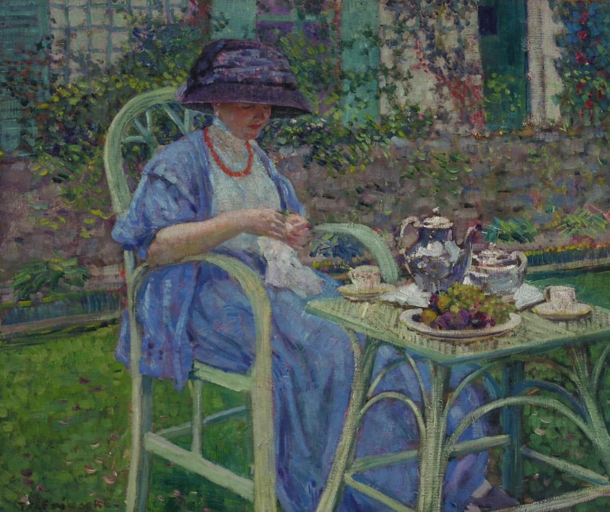 Breakfast in the Garden, Frieseke