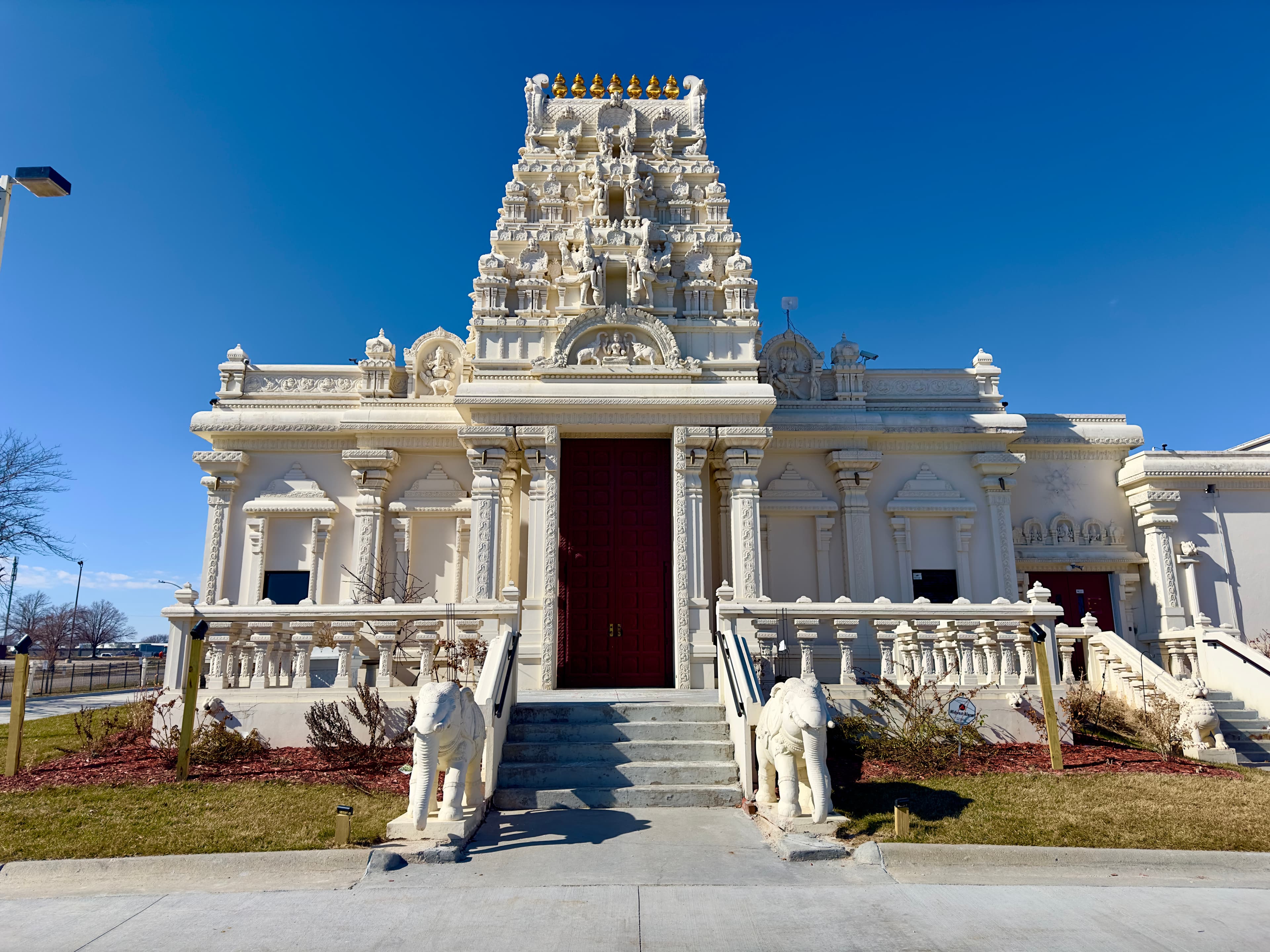Omaha Hindu Temple Facade