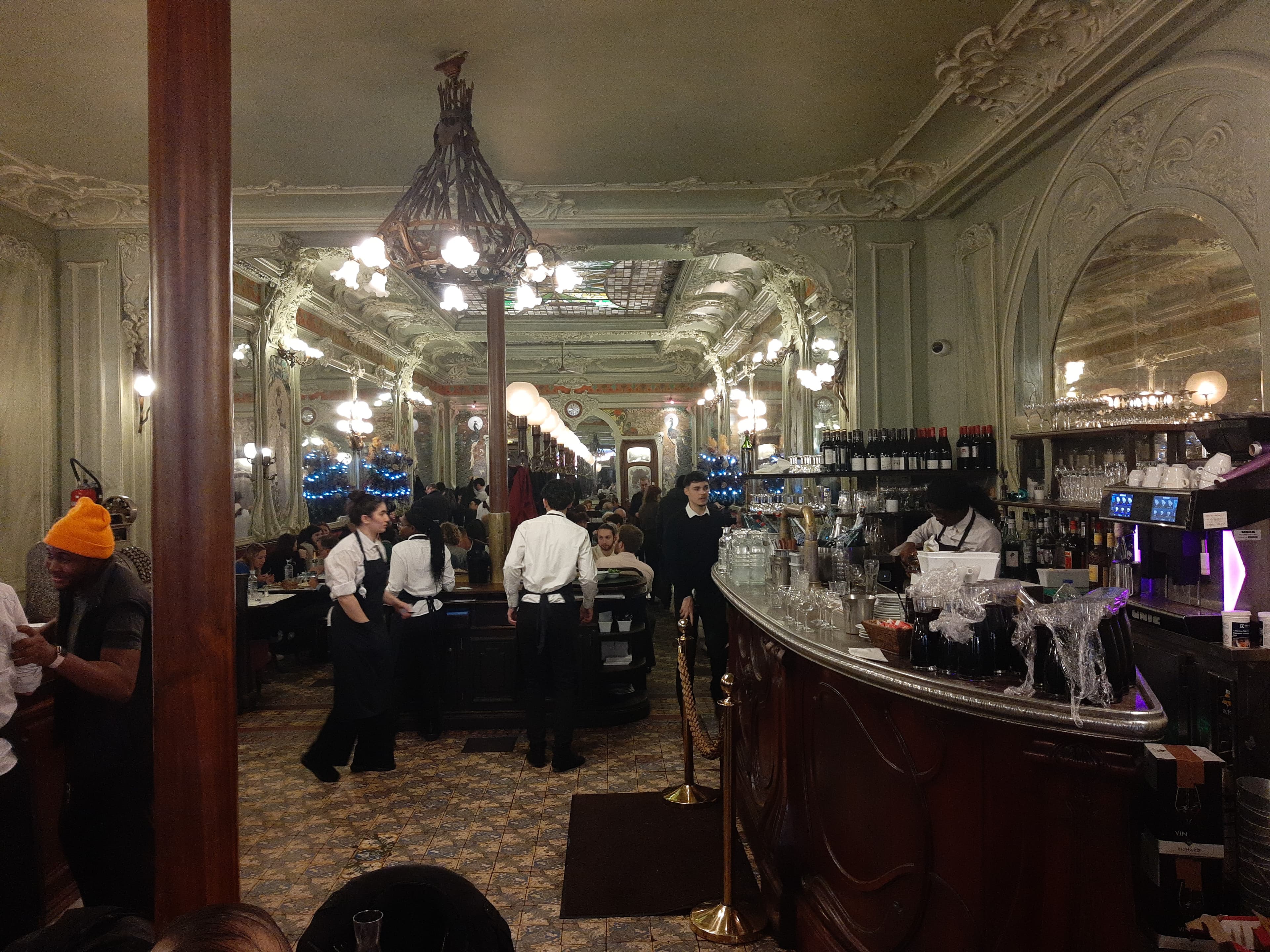 Restaurant interior, Paris