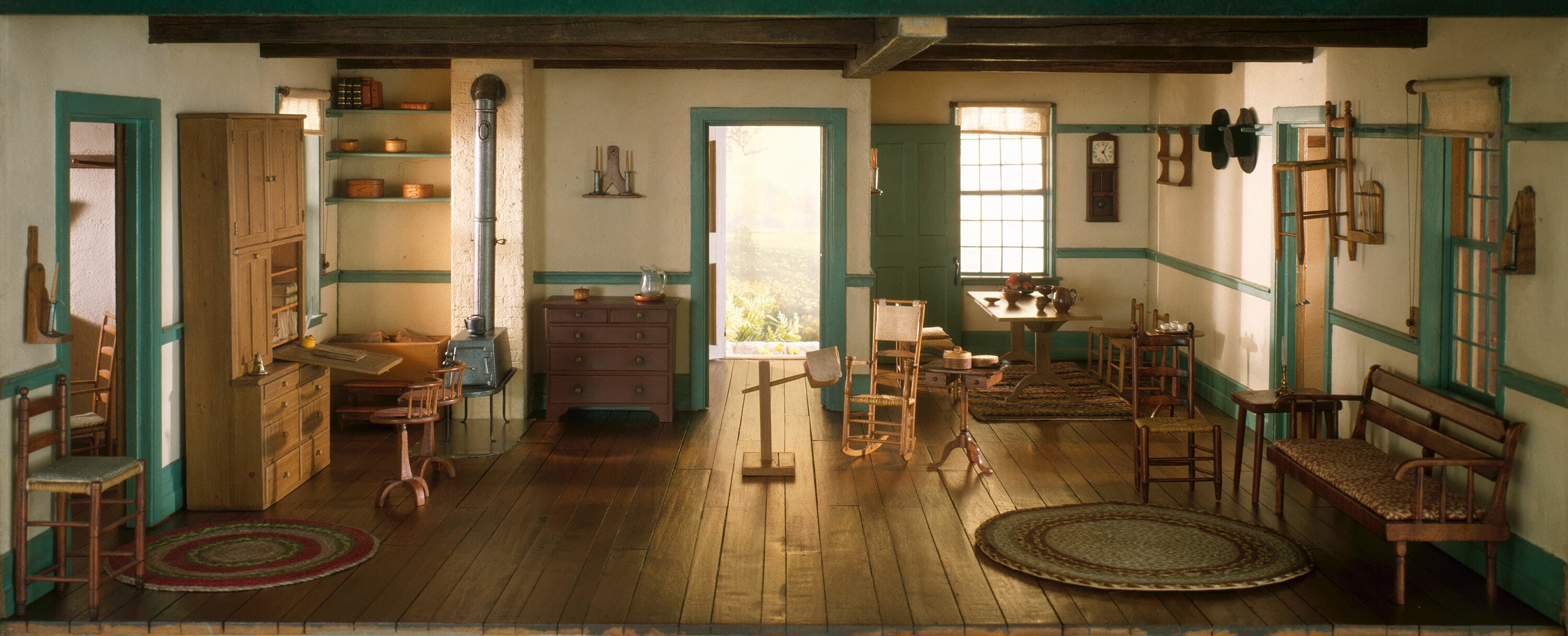 A18 Shaker Living Room, 1800