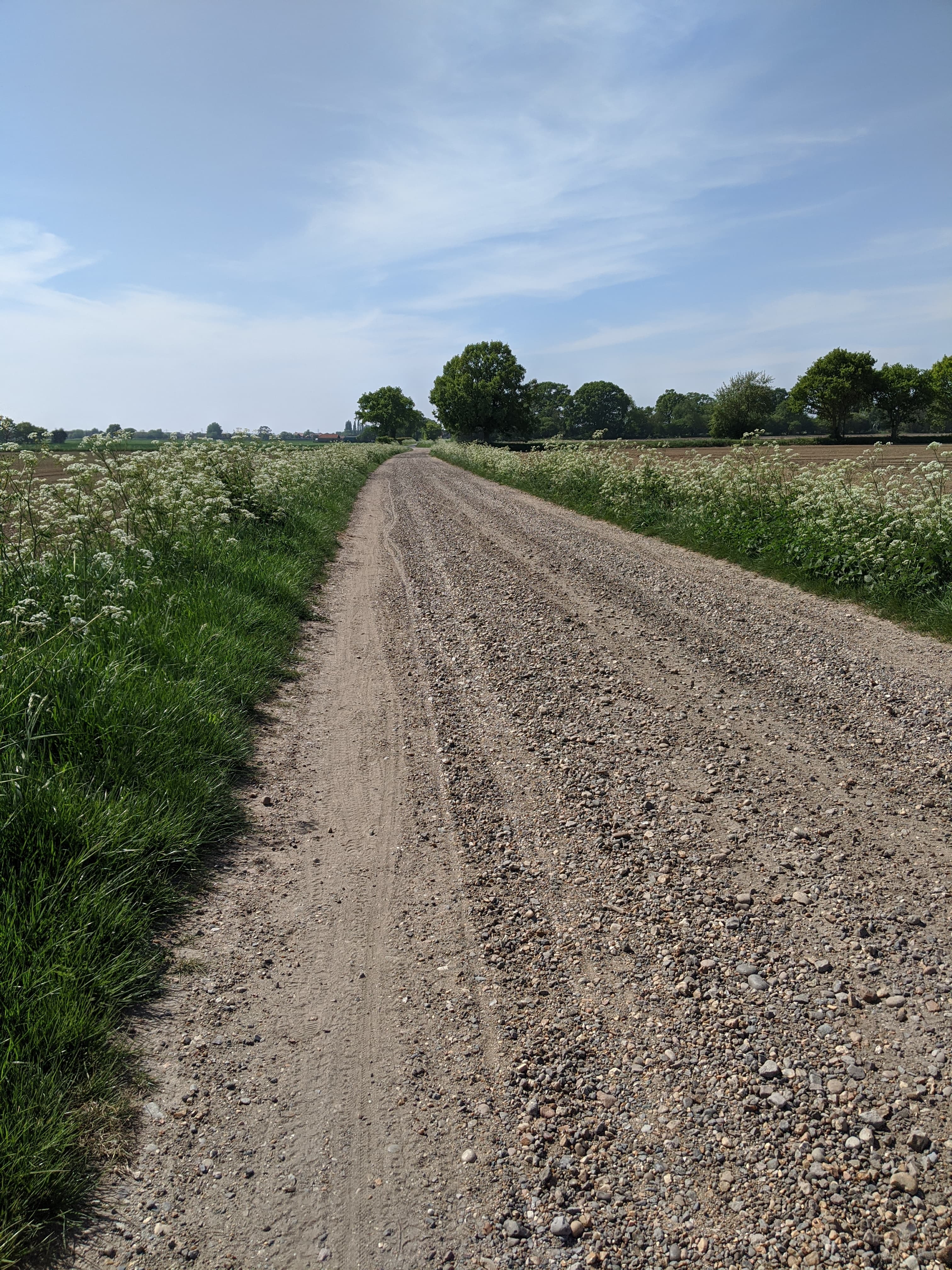 Gravel farm track