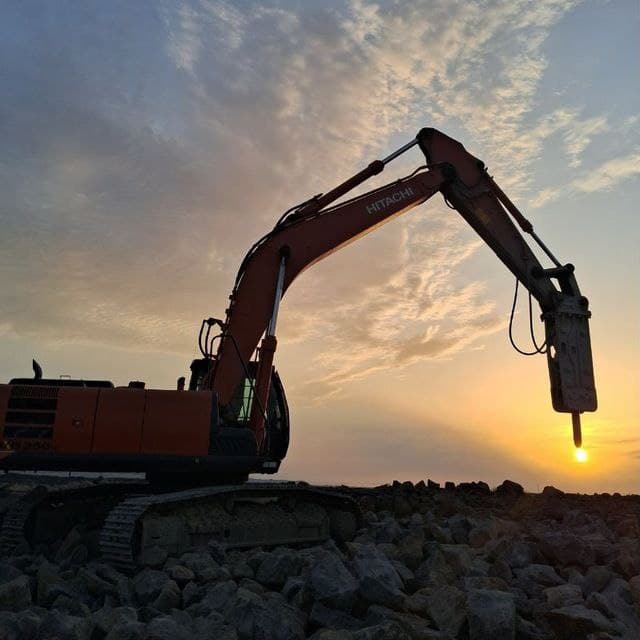 Sunset on Somali sky