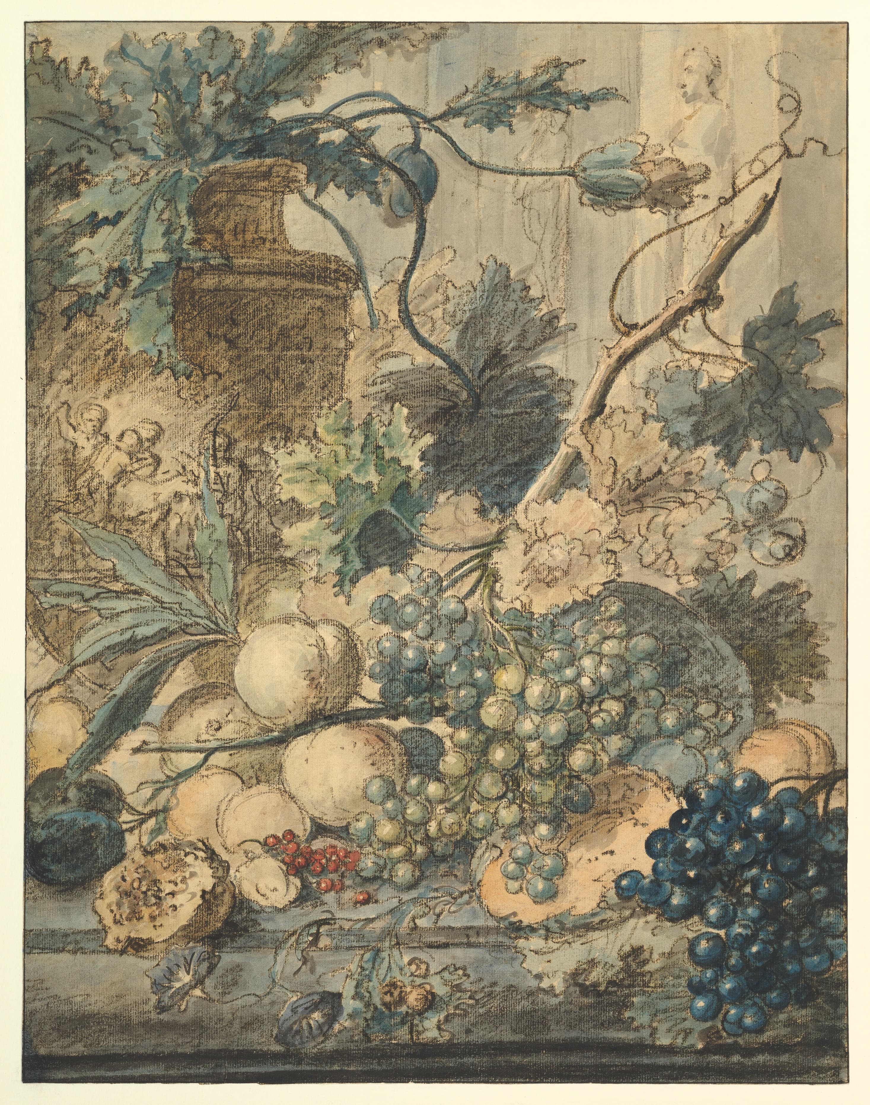 Still Life with Fruit MET DP820041