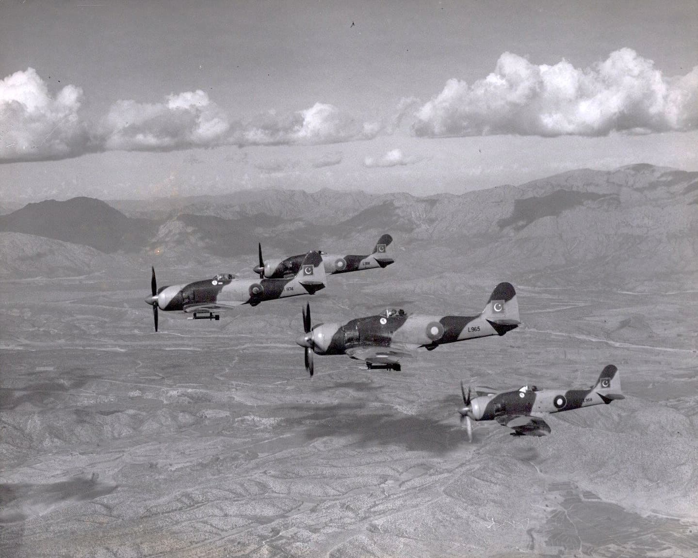 Griffin Hawker Furies 1957