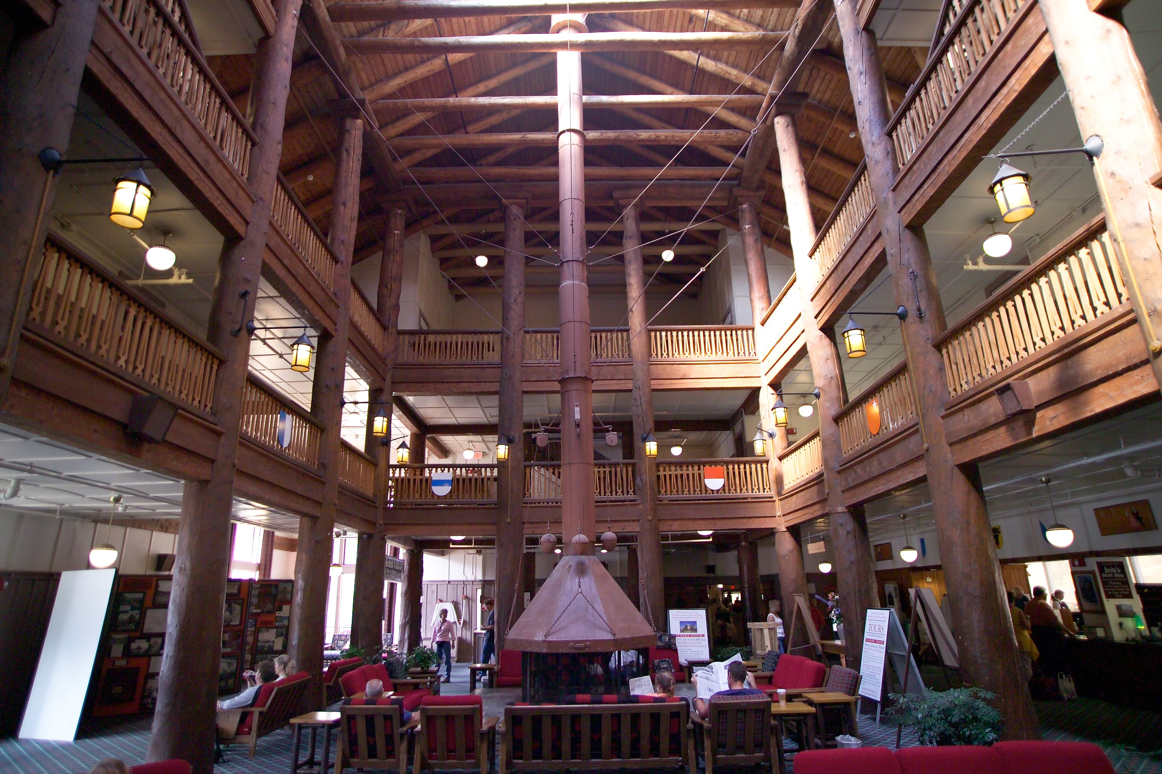 Many Glacier Hotel Lobby (4012708744)