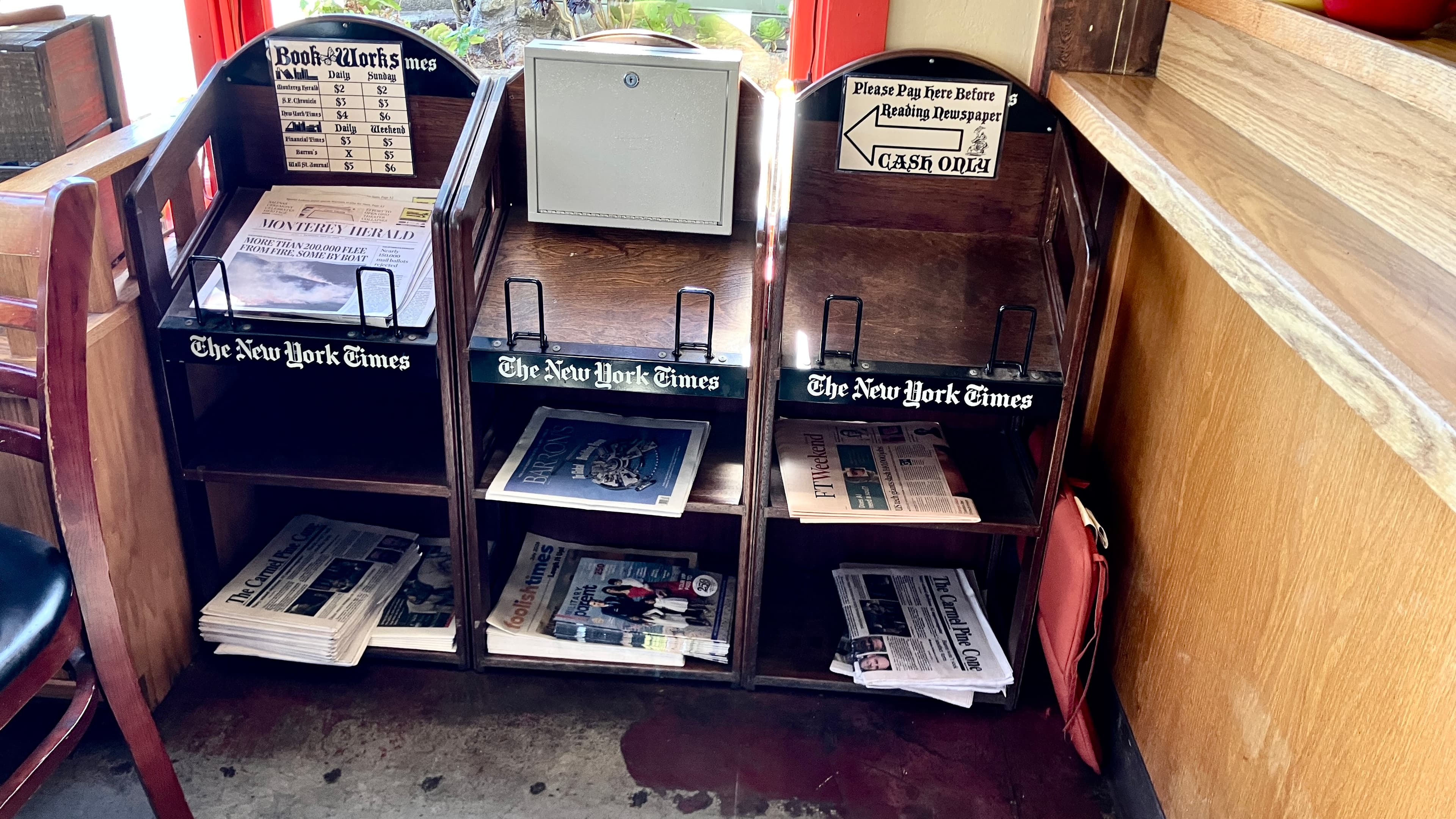 Lighthouse bookworks newspapers