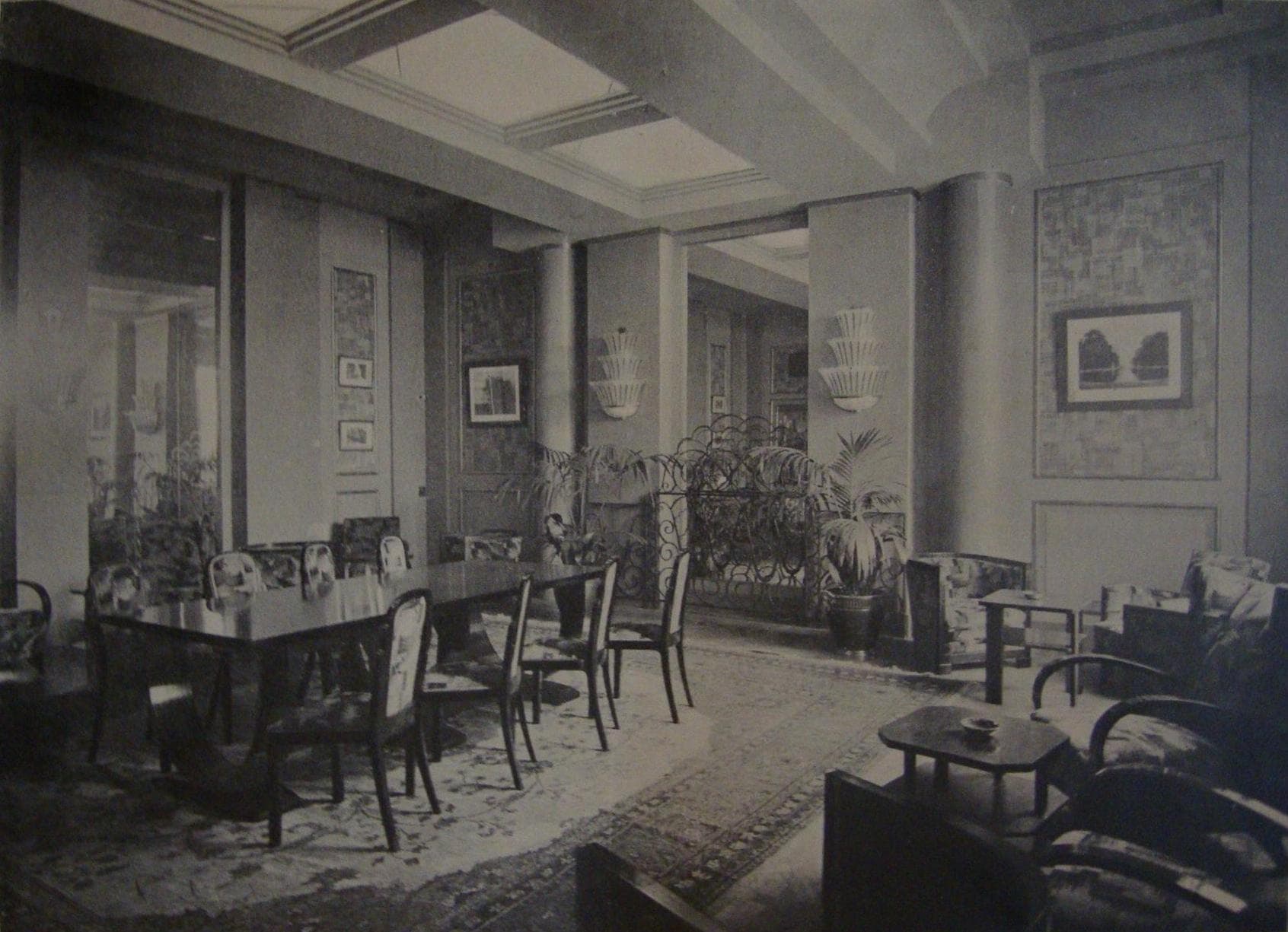 Hotel Nogaró (living room) 1931