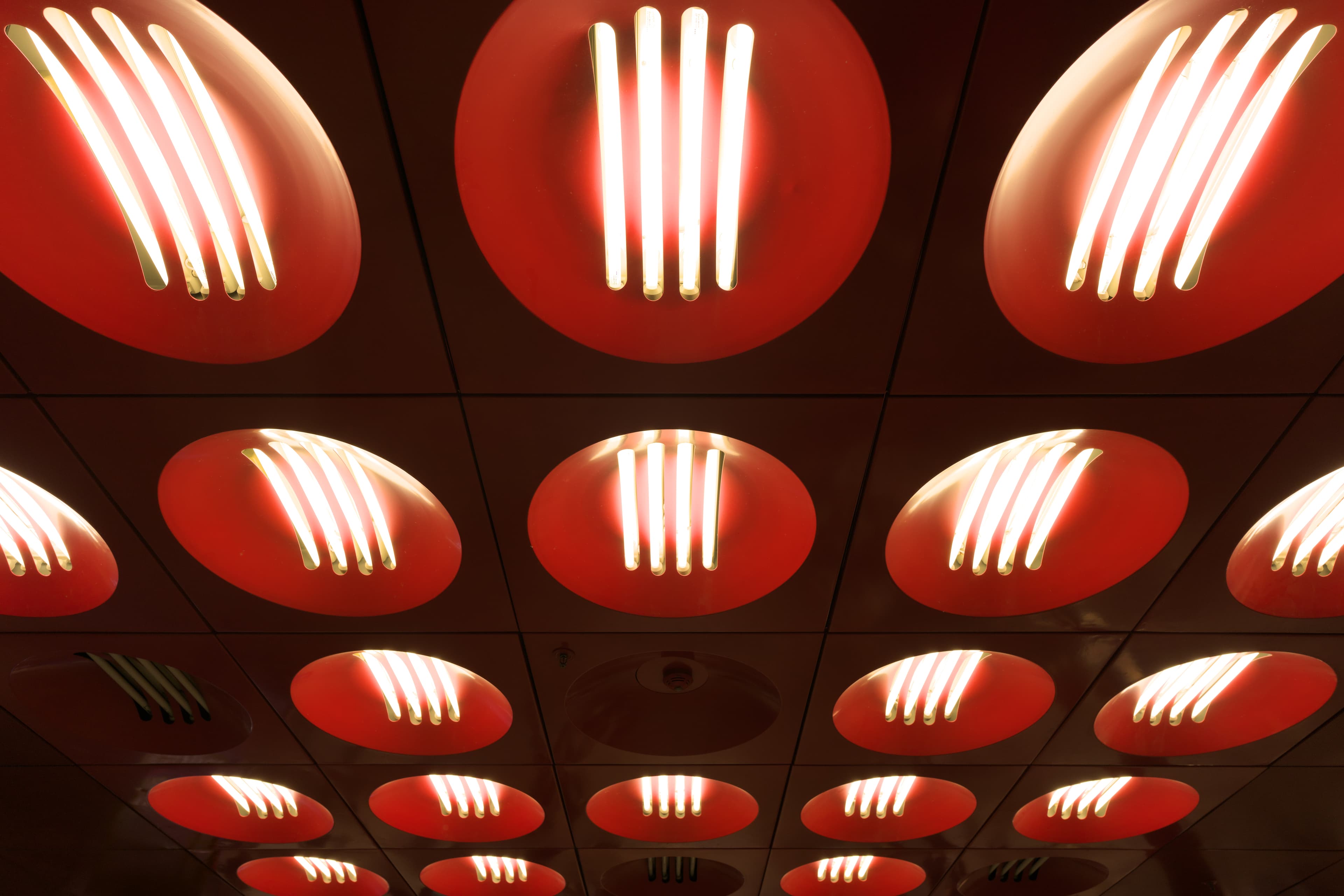 Prague Main Railway Station Ceiling Lights