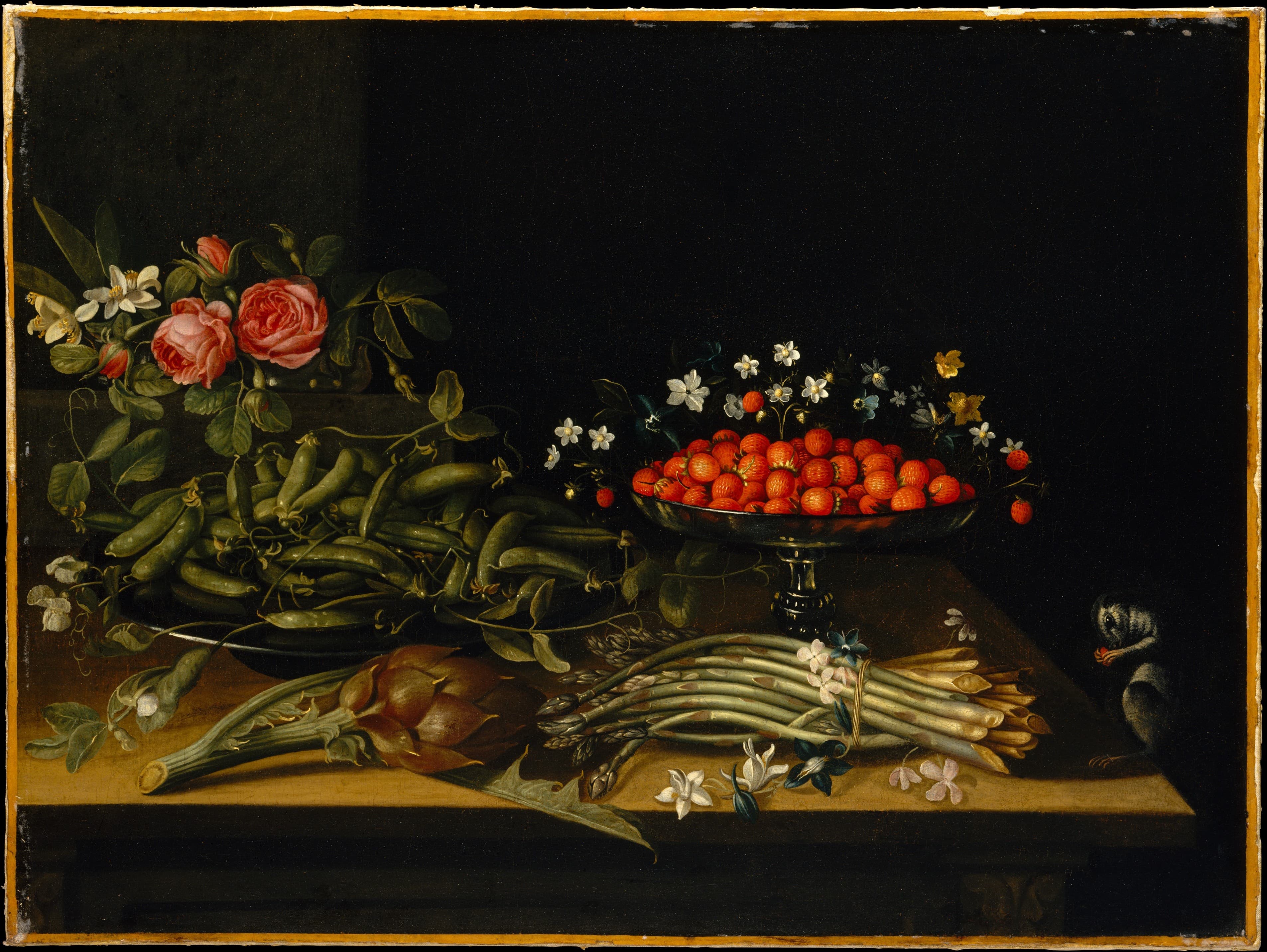 Still Life with Strawberries MET DT1577