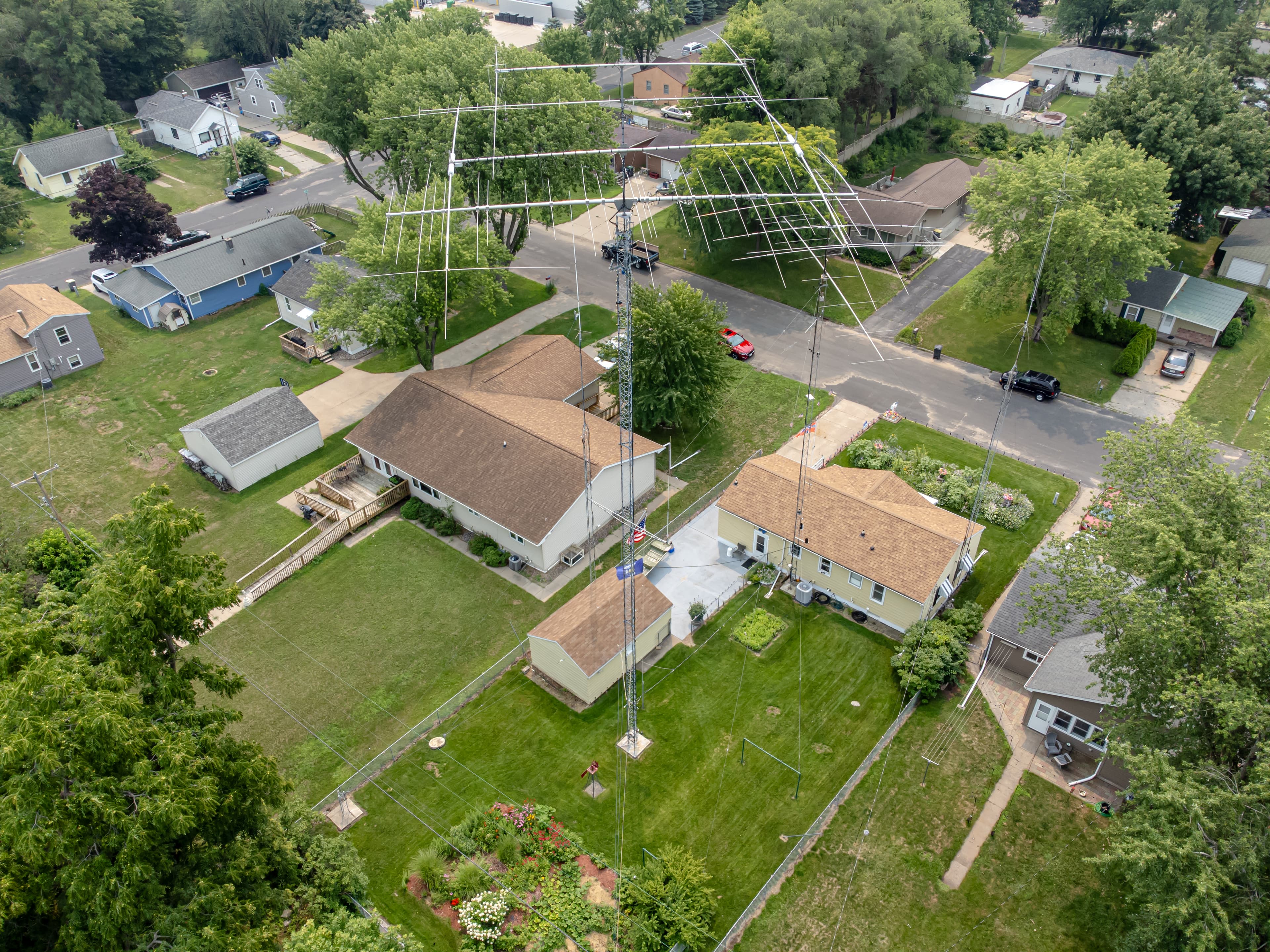 Ham radio antenna tower