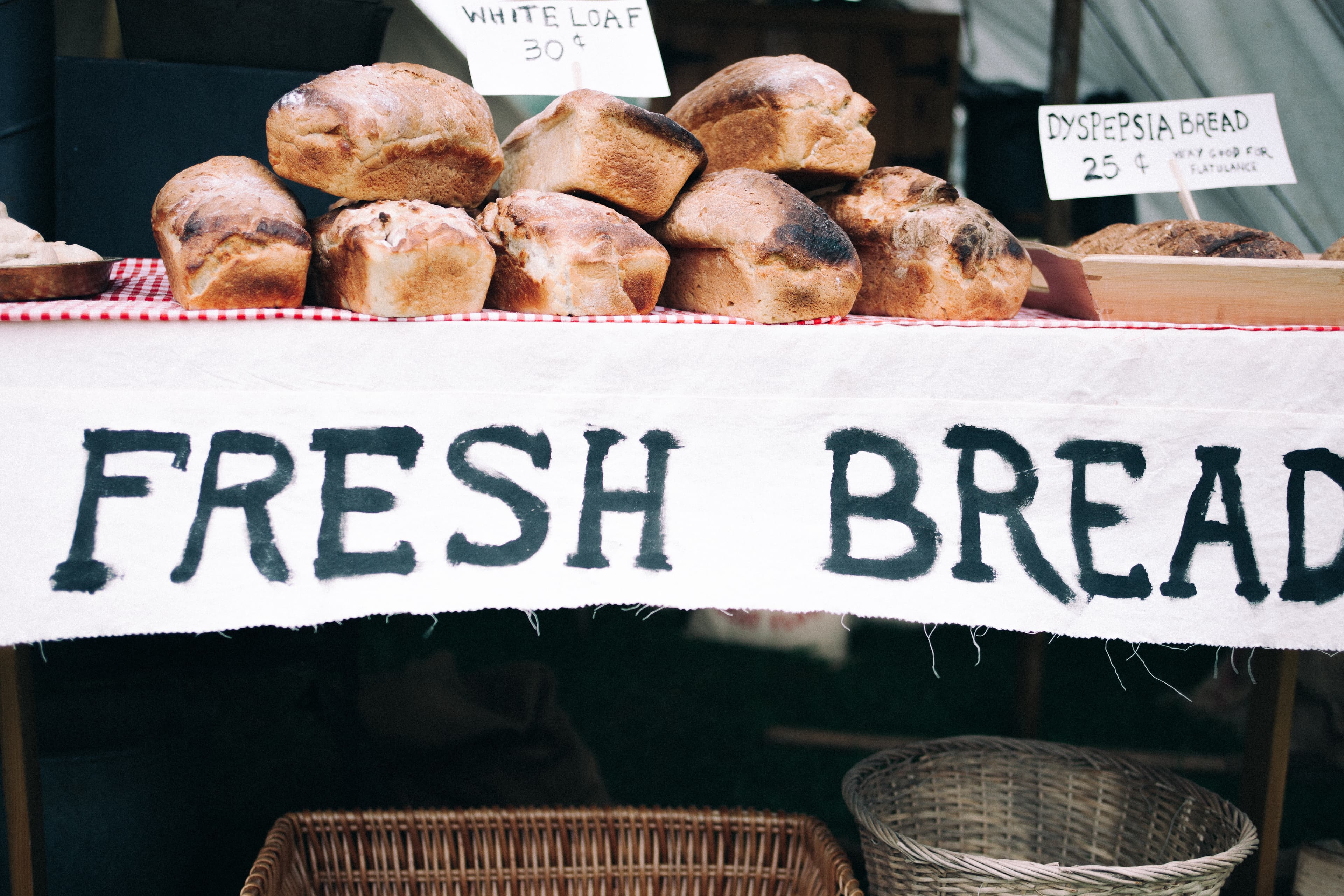 Fresh Loaves of Bread (Unsplash)