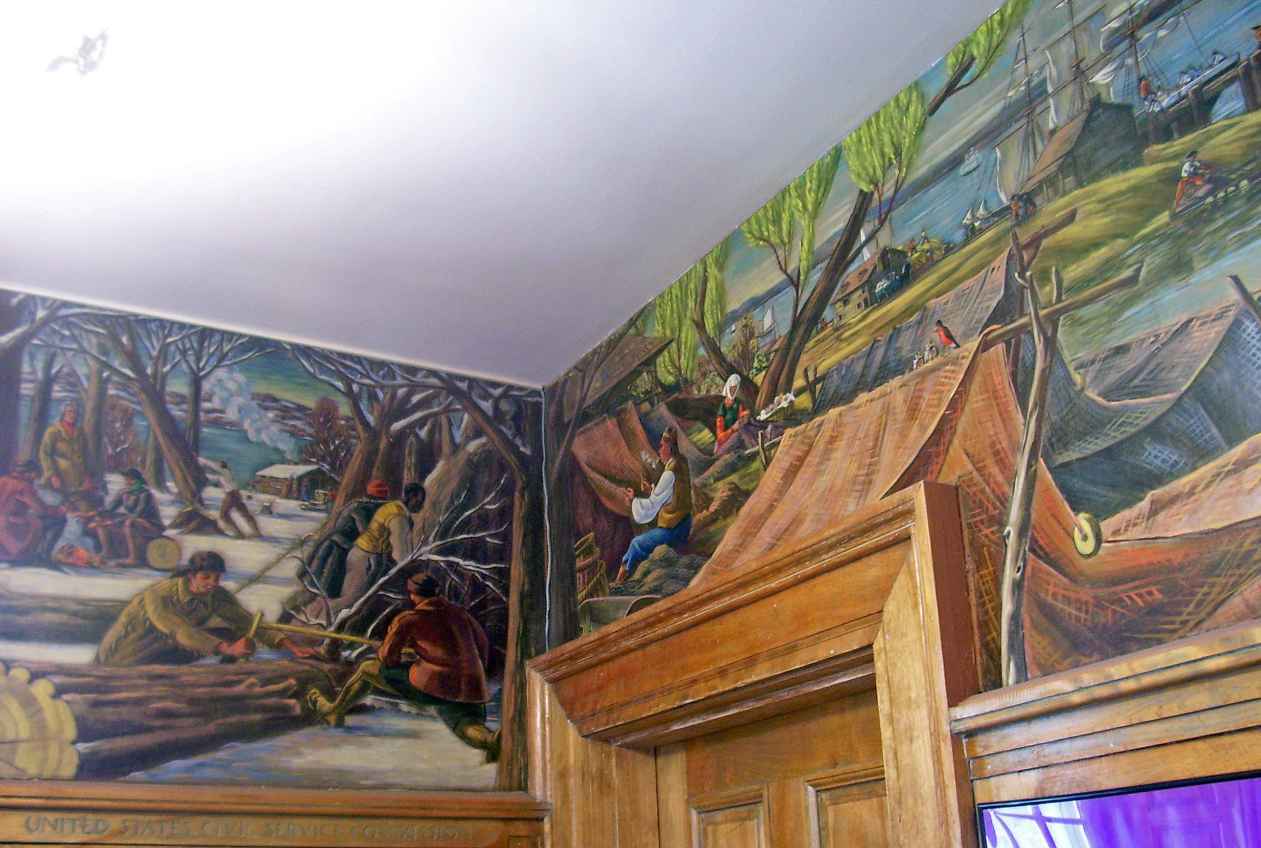 Hyde Park post office murals