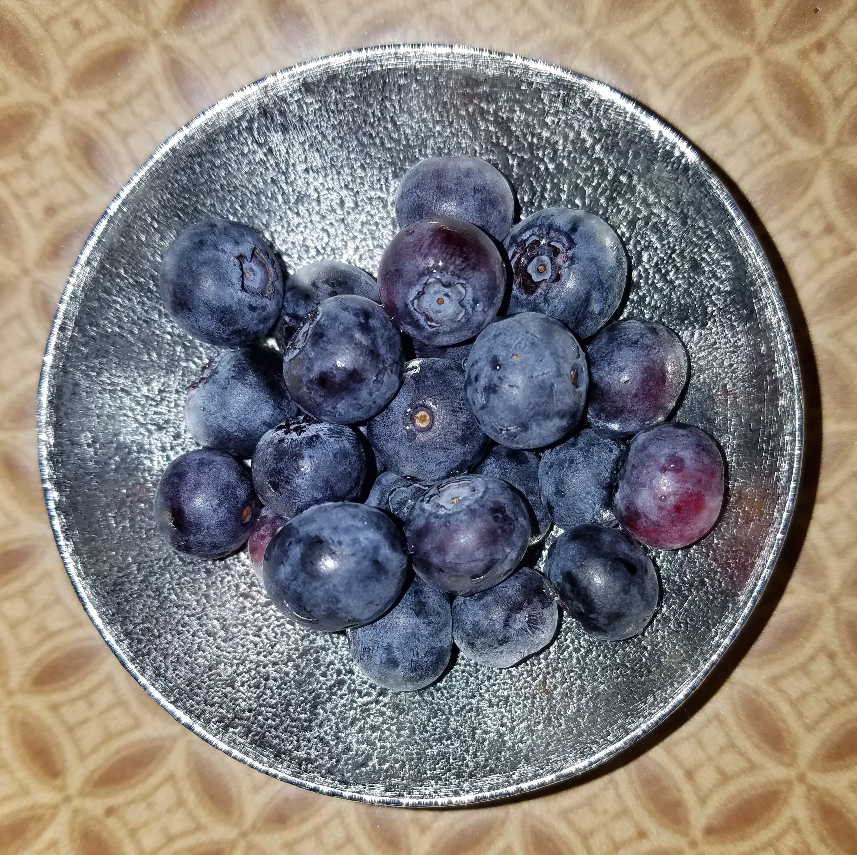 Blueberries in a little bowl