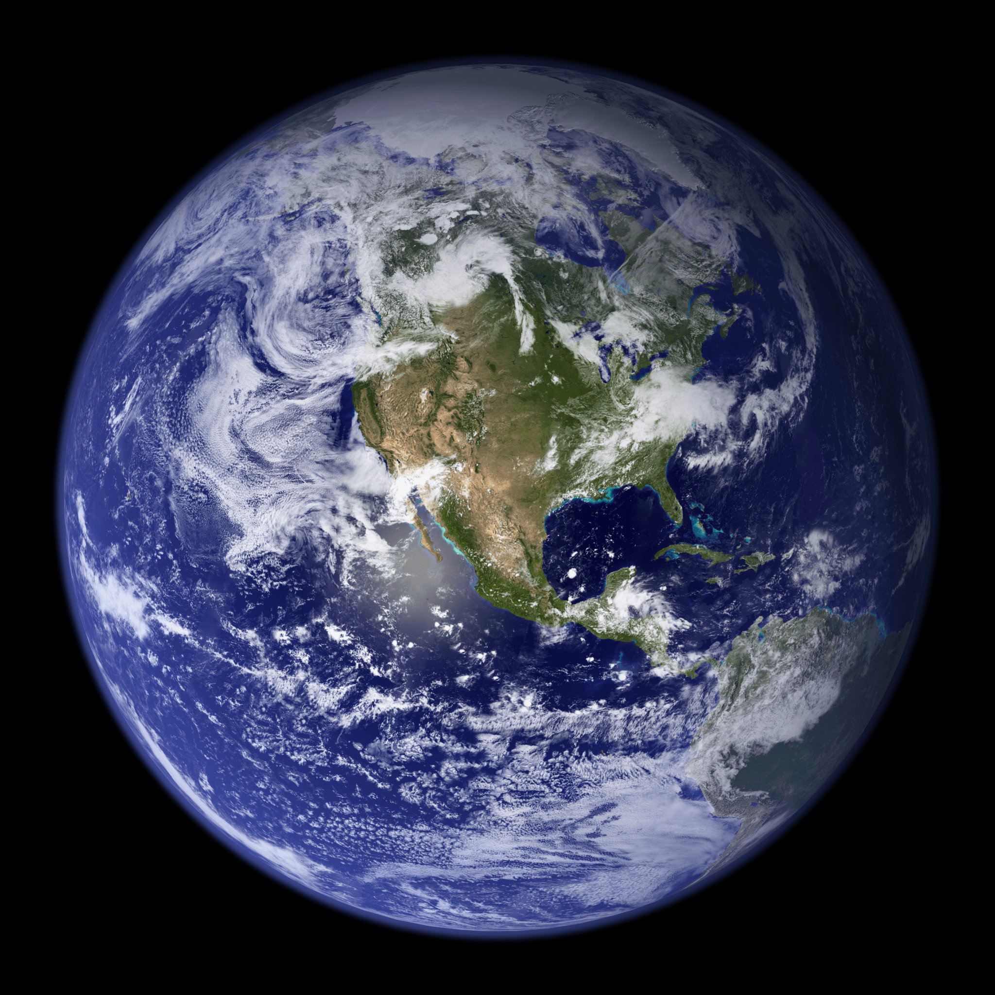 Earth Western Hemisphere 2002