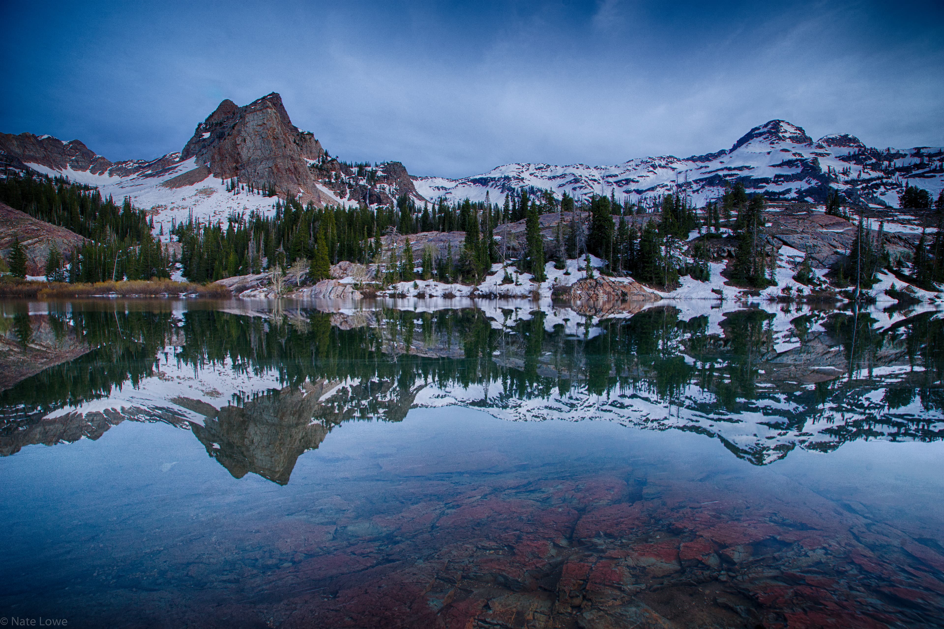 Lake Blanche Reflection (31122974596)