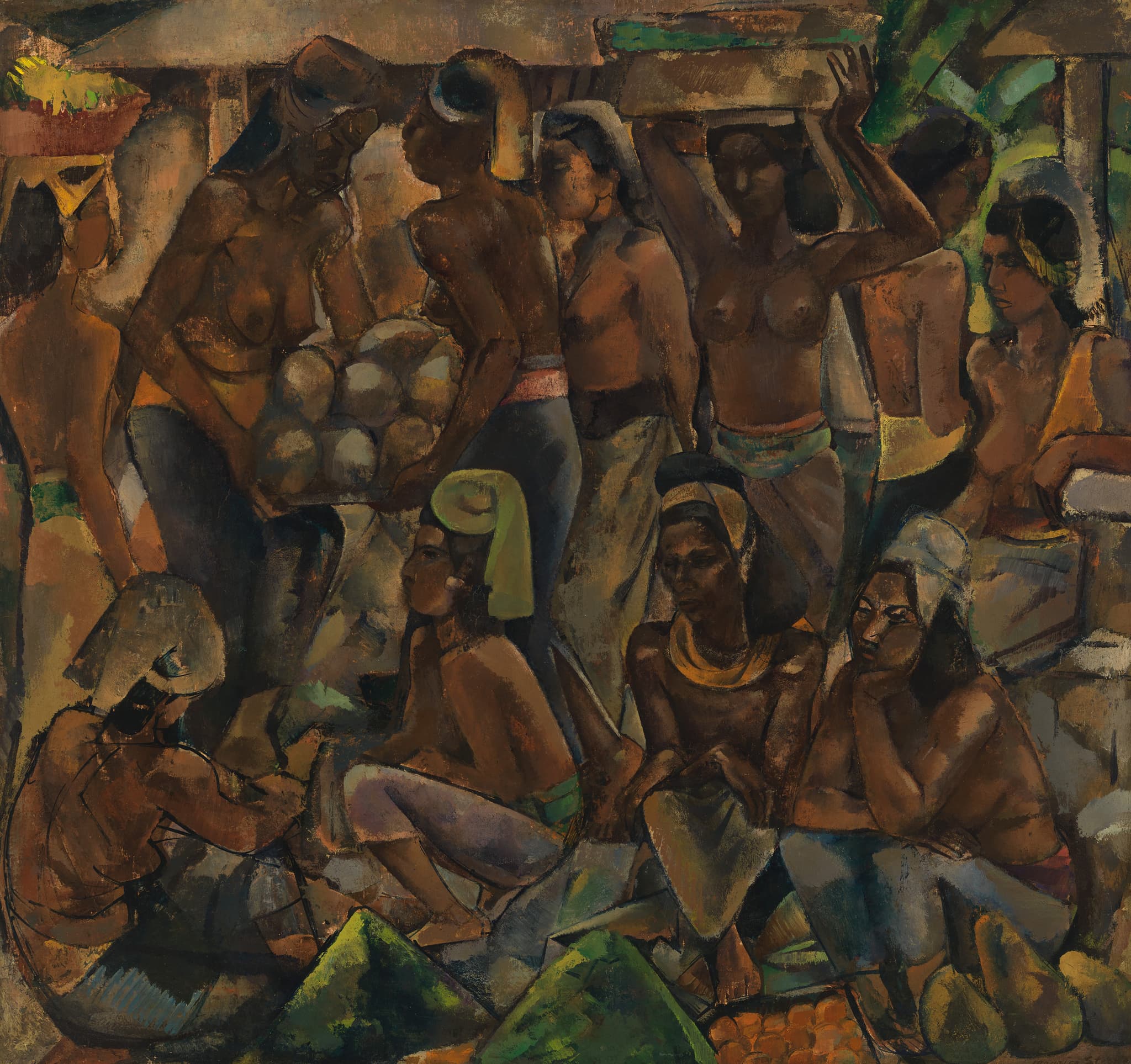Bali Bazaar, by Maurice Sterne