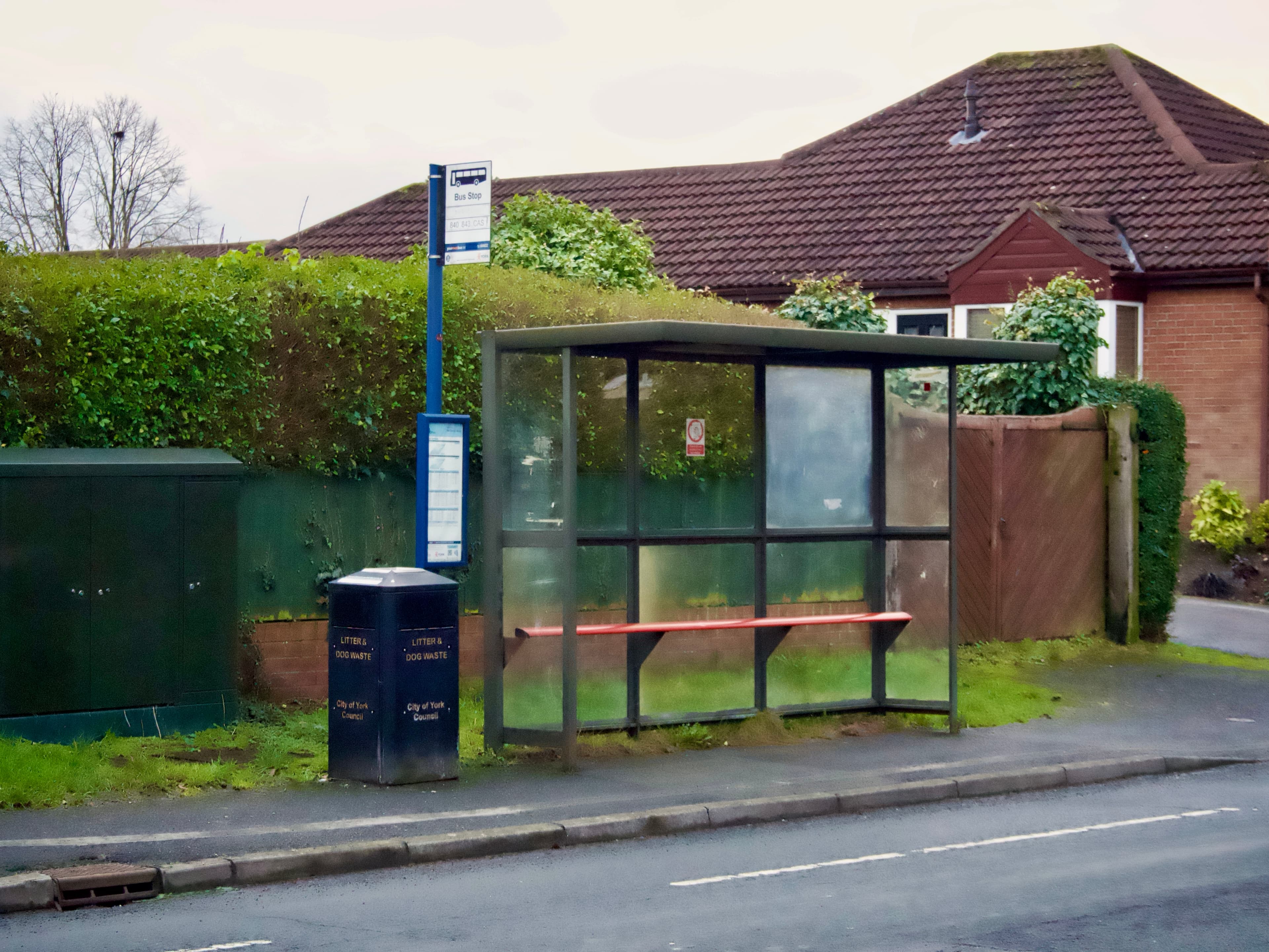 Bus stop Stockton Lane York Feb26