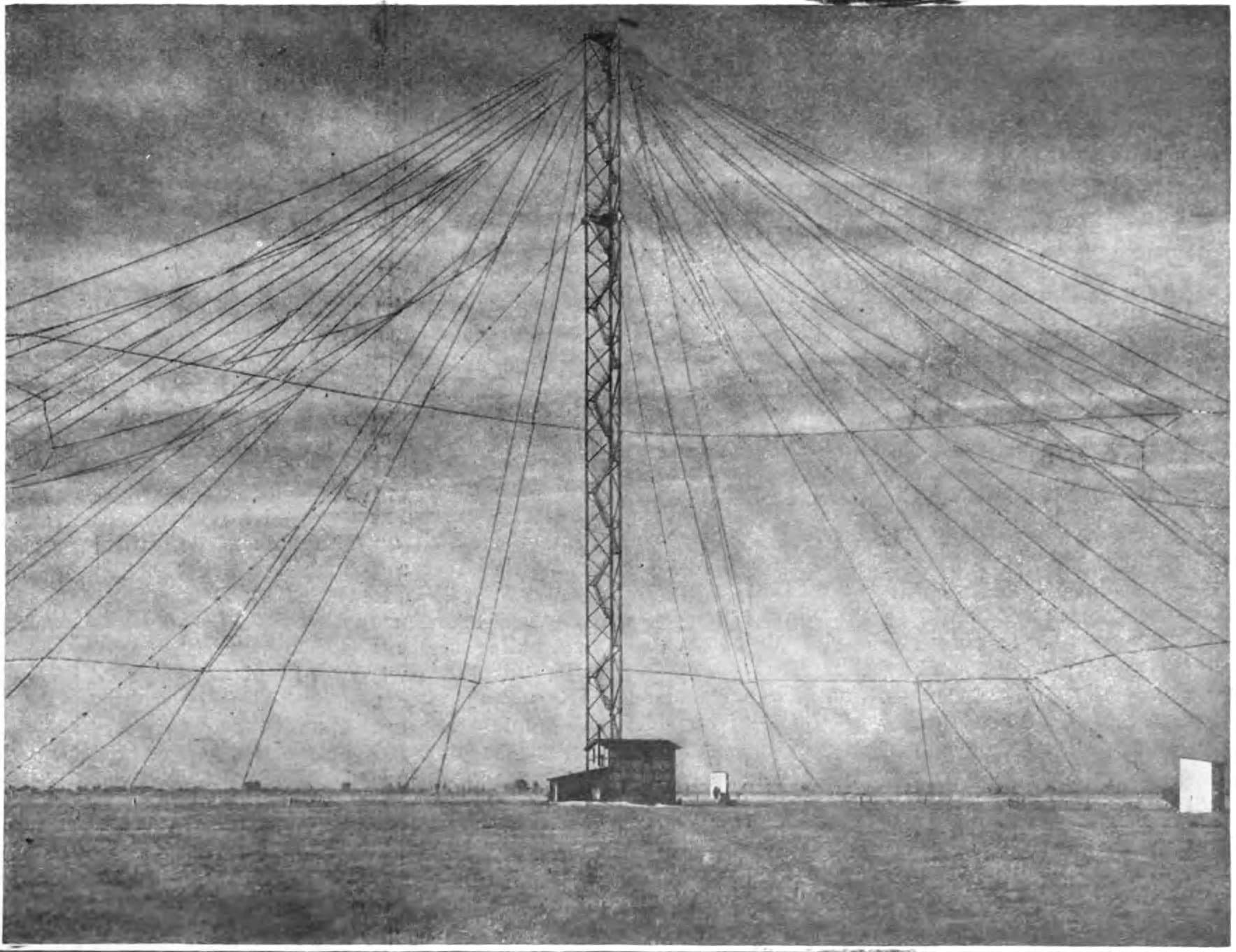 Nauen umbrella antenna 1907