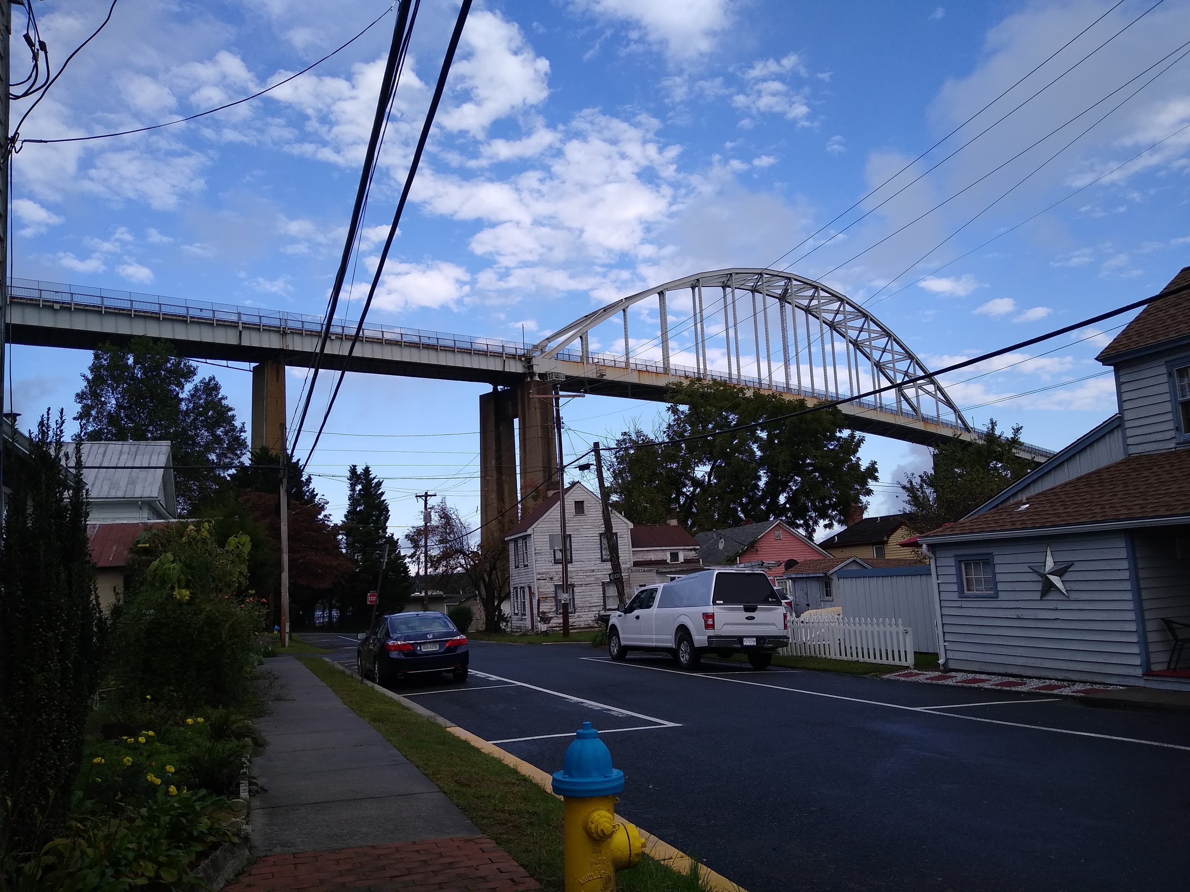 Chesapeake City scene bridge
